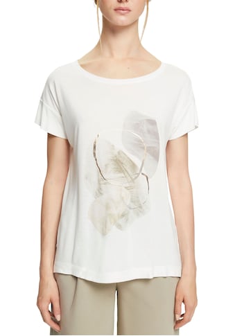 Esprit Collection T-Shirt, mit partiellem Metallic-Effekt vorn kaufen