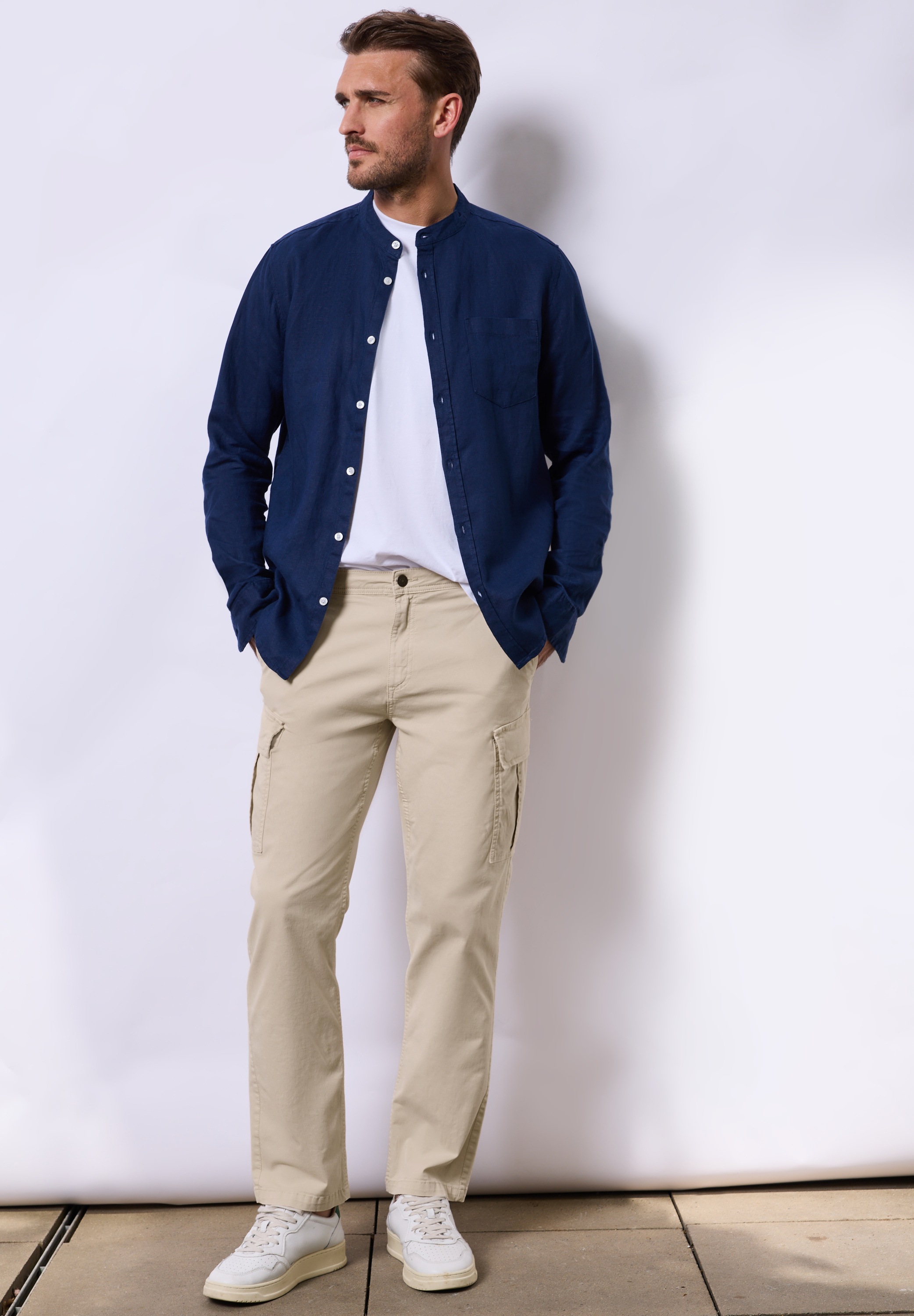 STREET ONE MEN Cargohose, Middle Waist