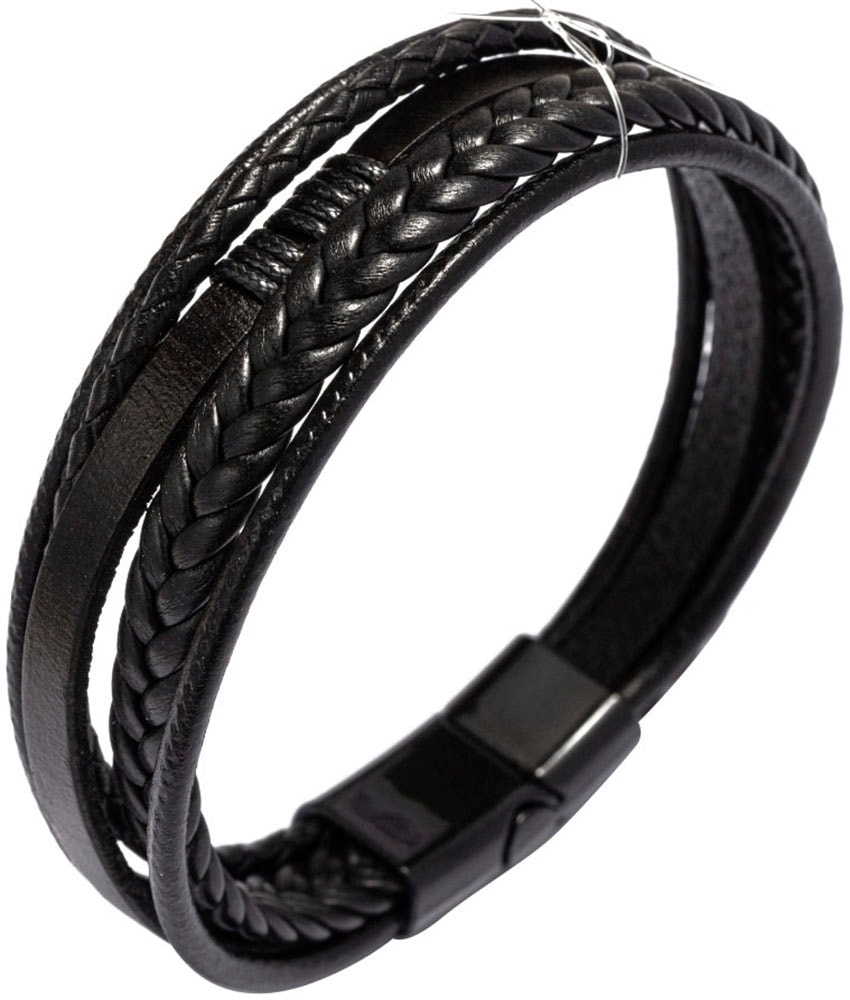 Firetti Lederarmband »Schmuck Geschenk Armschmuck Armkette«, Made in Germany