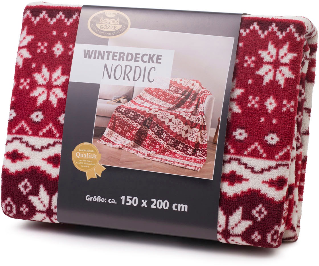 Gözze Plaid »Heim-und Schlafdecke Nordic«