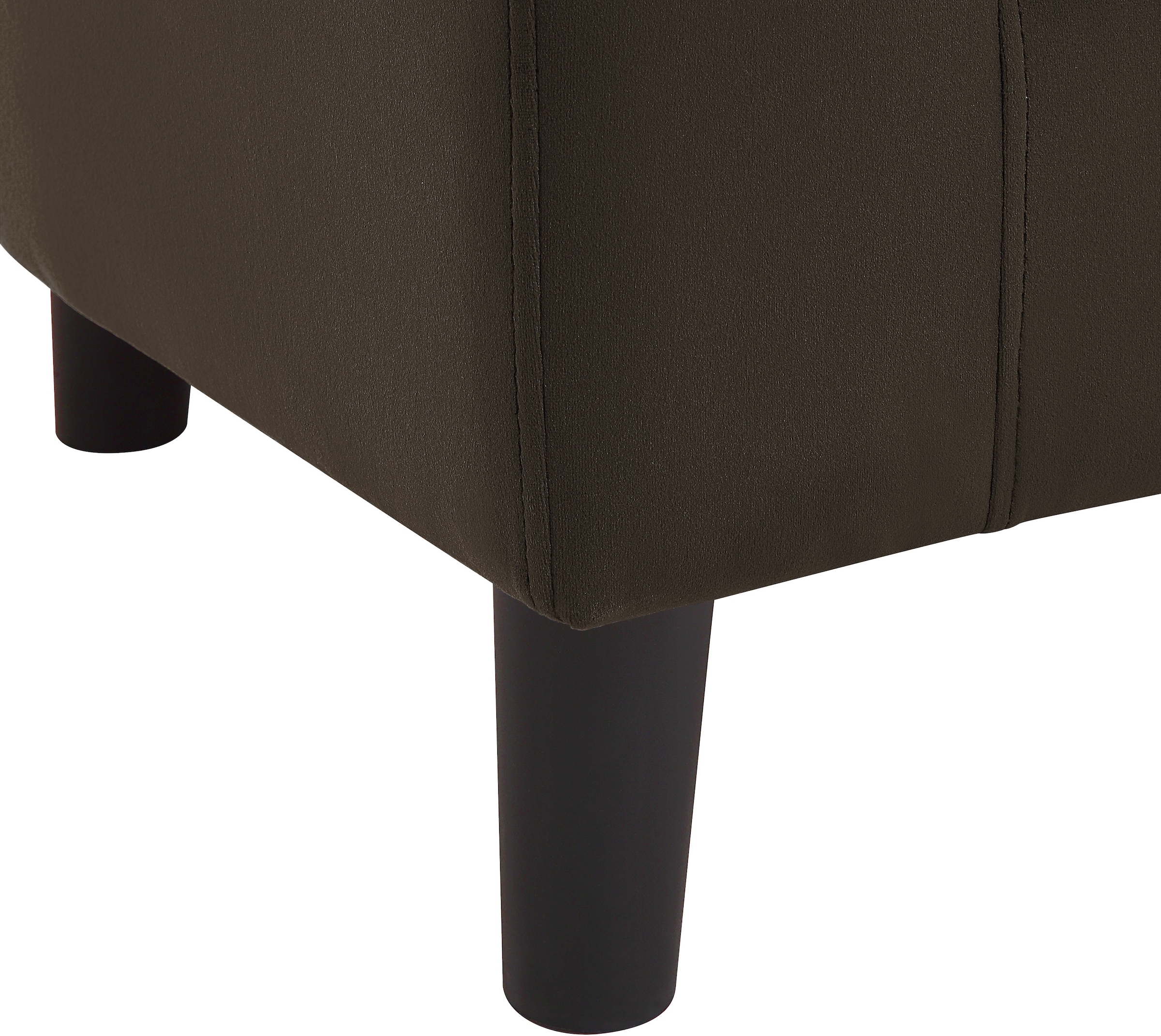 ATLANTIC home collection Sessel »Carlos«, Cocktailsessel, Loungesessel mit Samtstoff und Federkern