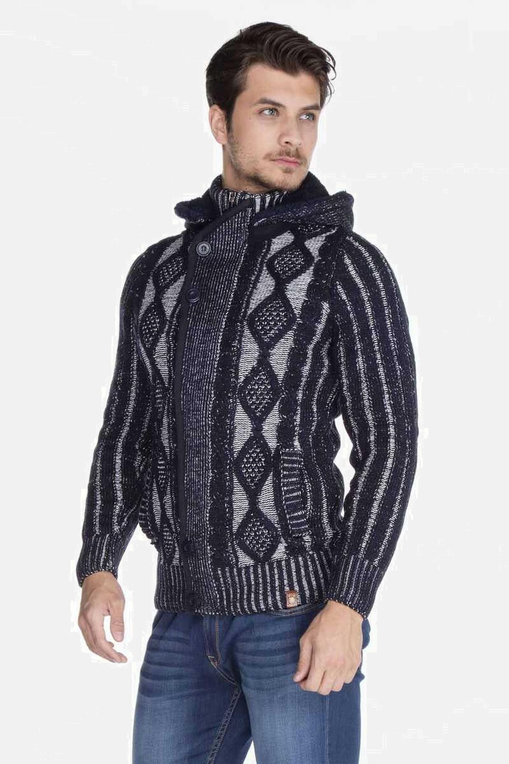 Cipo & Baxx Strickjacke "Jacke" 1 tlg. in Regular-Fit, CP161 günstig online kaufen