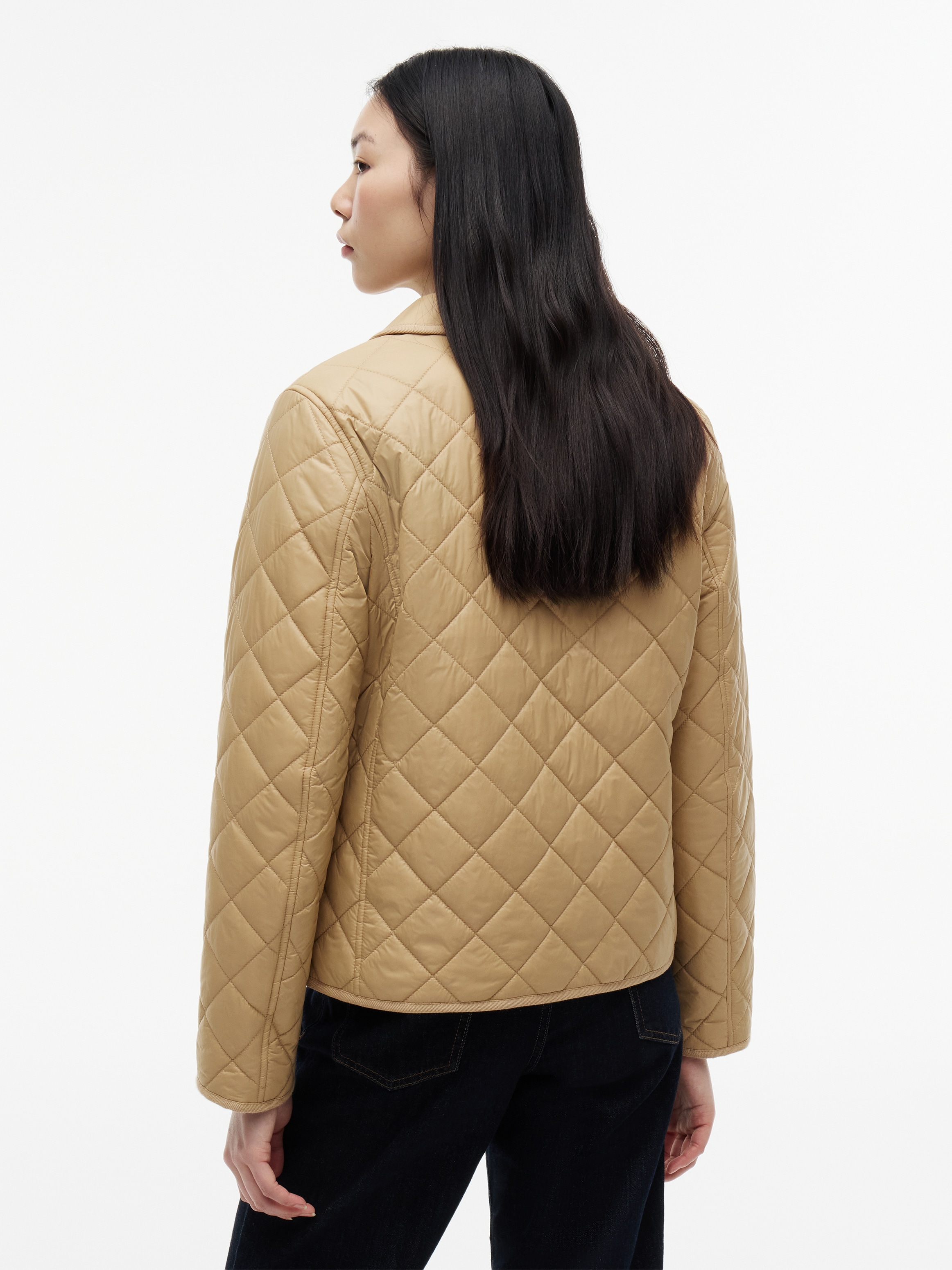 Tommy Hilfiger Steppjacke »LW PADDED SLIM QUILTED JACKET« ohne Kapuze Steppware, slim fit