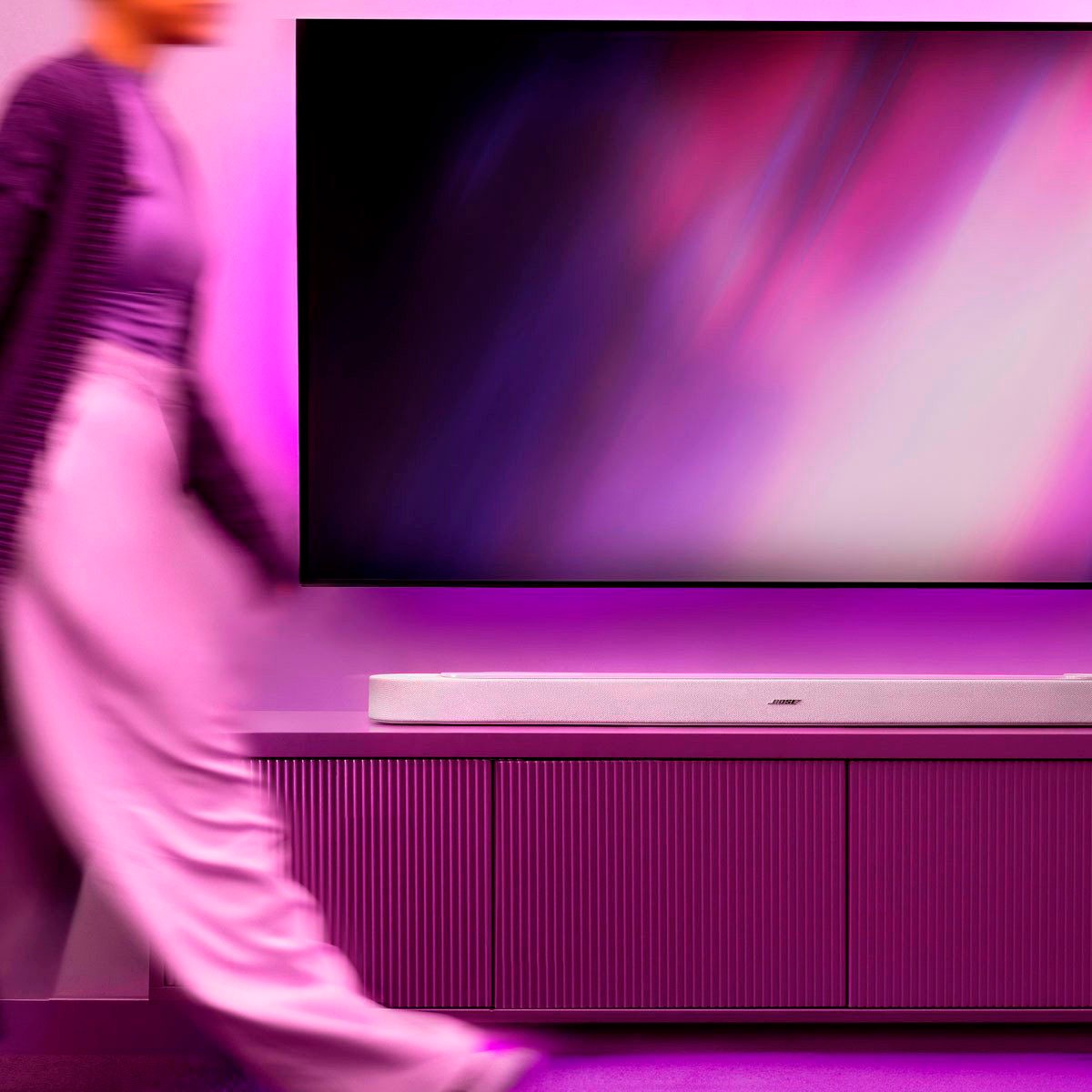 Bose Soundbar »Set: Lifestyle Ultra Soundbar + Lifestyle Ultra Subwoofer« 5.1.2 (Bluetooth | WLAN (WiFi) 360°-Sound | App-Steuerung | Multiroom | Sprachsteuerung )