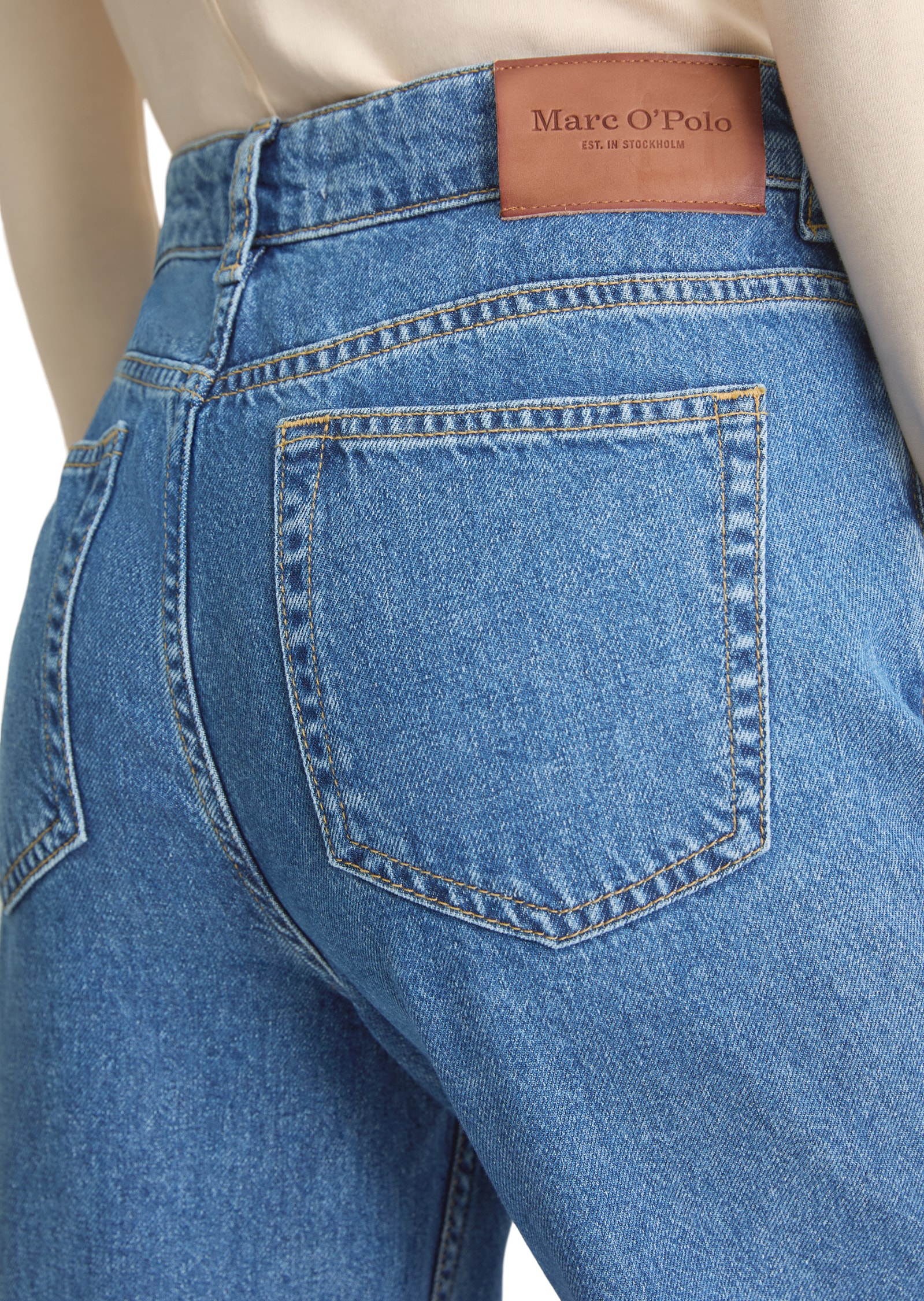 Marc O'Polo Weite Jeans »aus softem Lyocell-Baumwolle-Mix«