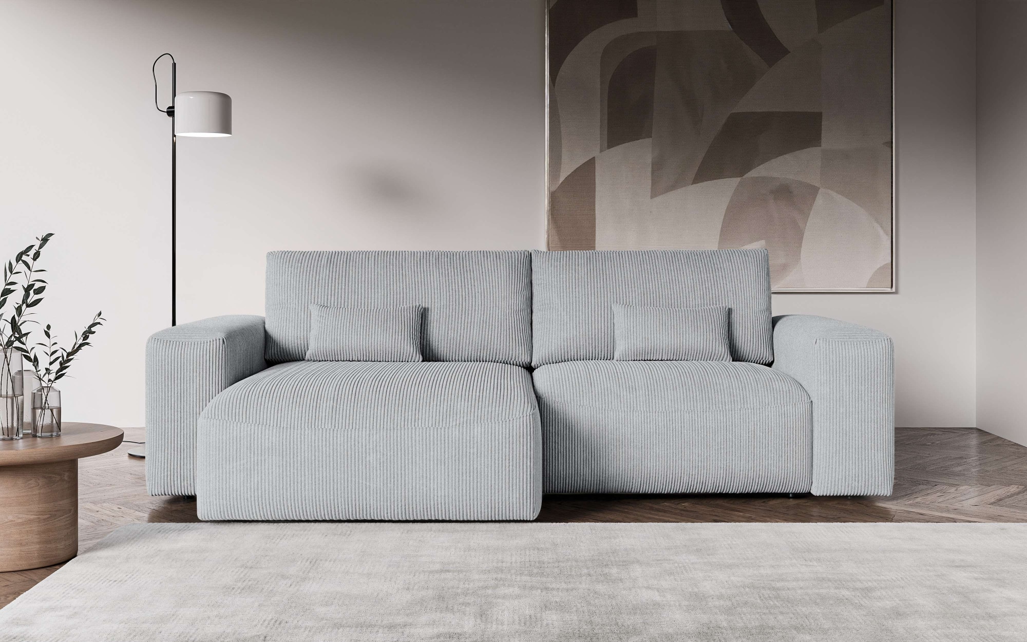 OTTO home Ecksofa "MATTS Schlafsofa mit Bettkasten, Maße B/T/H: 265/159/89 günstig online kaufen