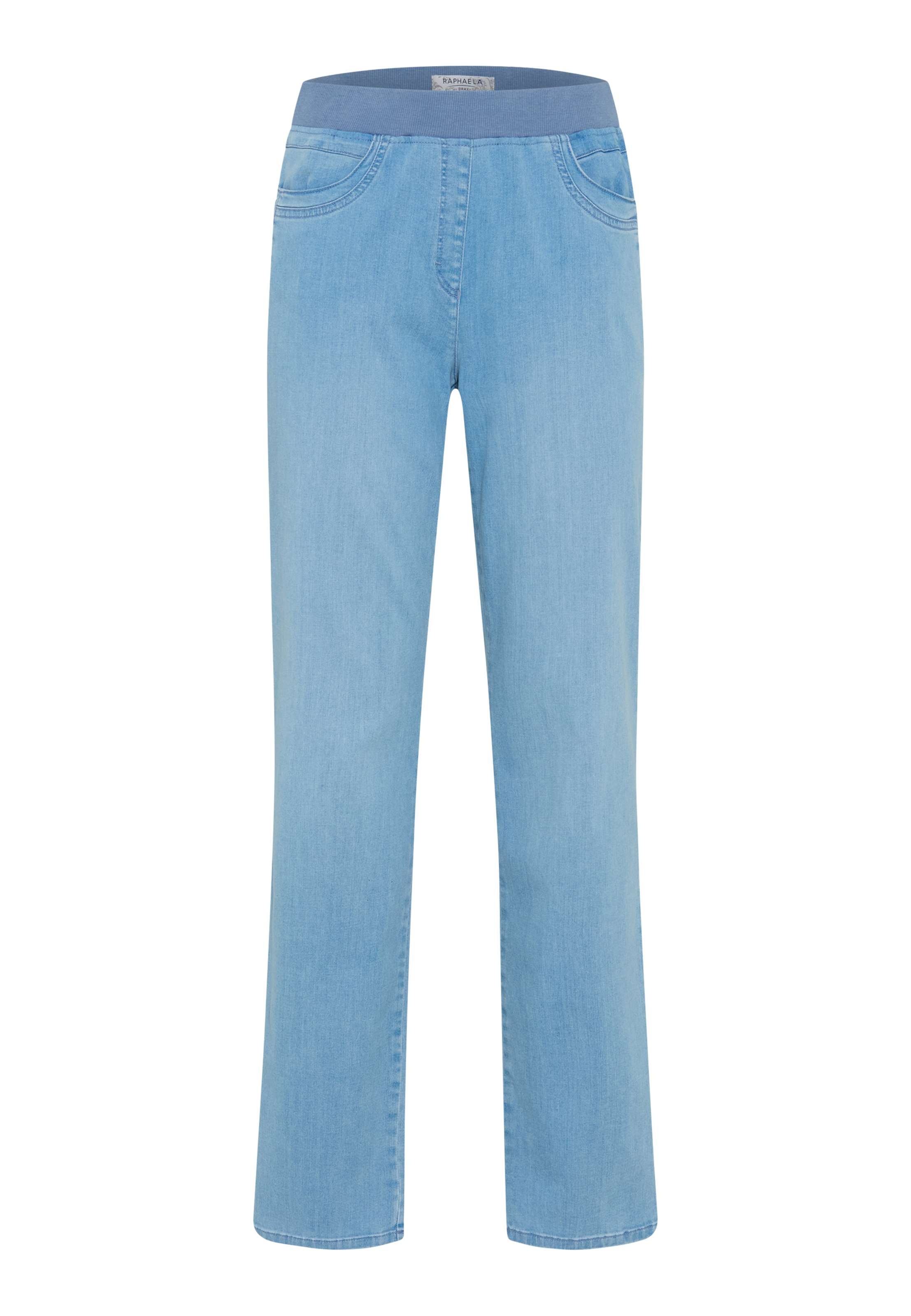 Damen Bequeme Jeans "Style CARINA FUN"hellblau, Gr. 27, RAPHAELA BY BRAX, Denim/Jeans, 50% Baumwolle, 40% Lyocell, 7% Elastomultiester, 3% Elasthan,