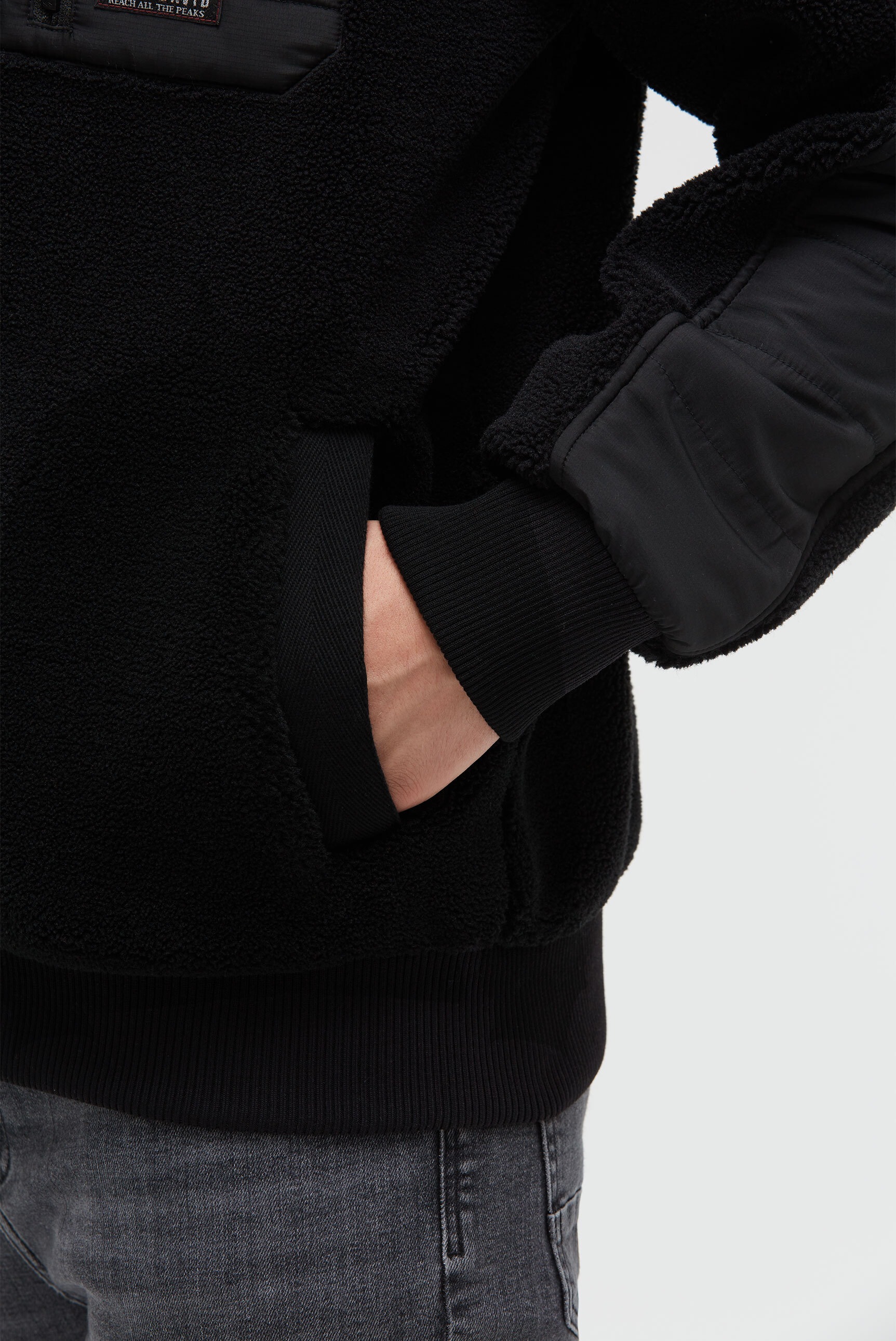 CAMP DAVID Outdoorjacke ohne Kapuze mit Brusttasche