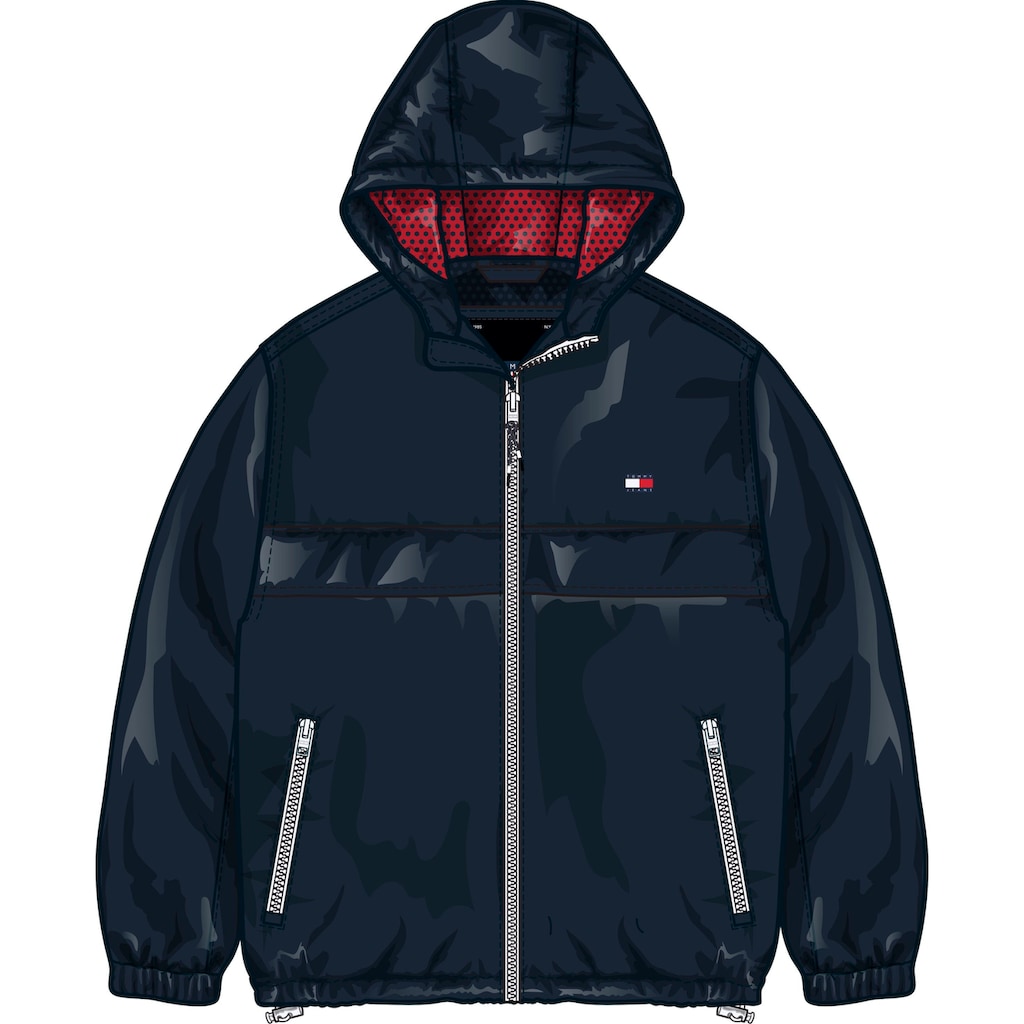 Tommy Jeans Blouson »TJM CHICAGO WINDBREAKER EXT«, mit Kapuze