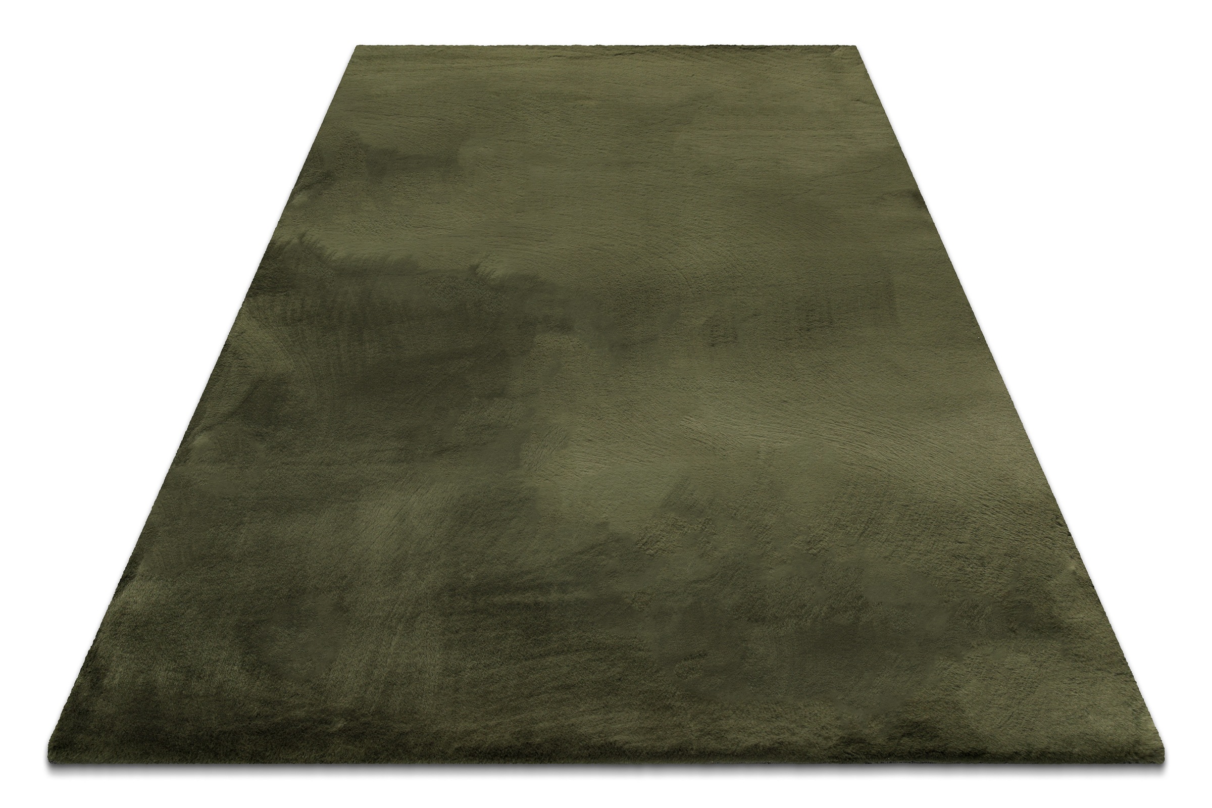 Hochflor-Teppich ESPRIT "Alice ESP-4377, Kunstfell", grün, B:160cm H:25mm L:230cm, Kunstfaser, Teppiche, Kaninchenfell-Haptik, besonders weich und dicht, für alle Räume 3