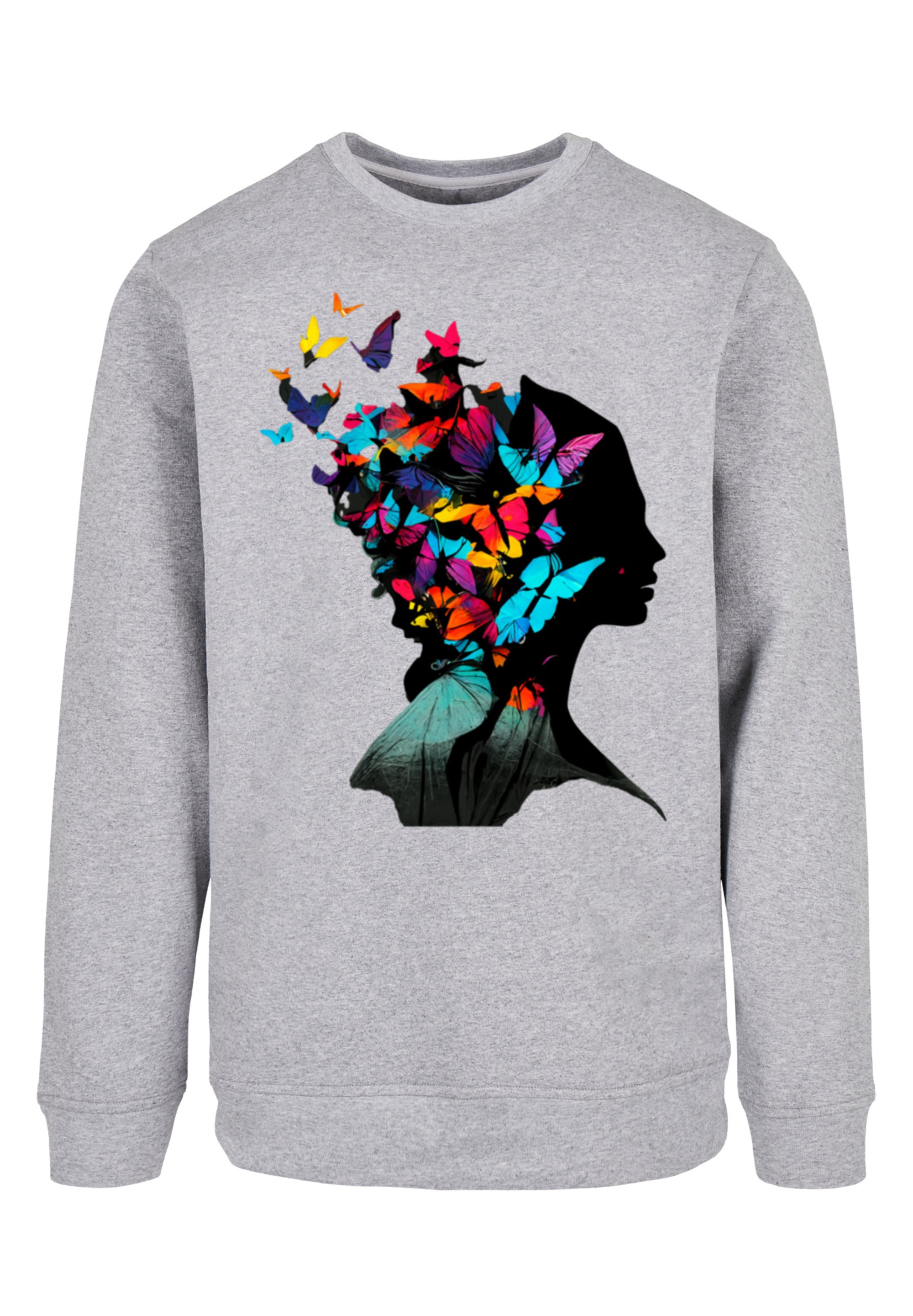 F4NT4STIC Kapuzenpullover "Schmetterling Silhouette CREW", Print günstig online kaufen