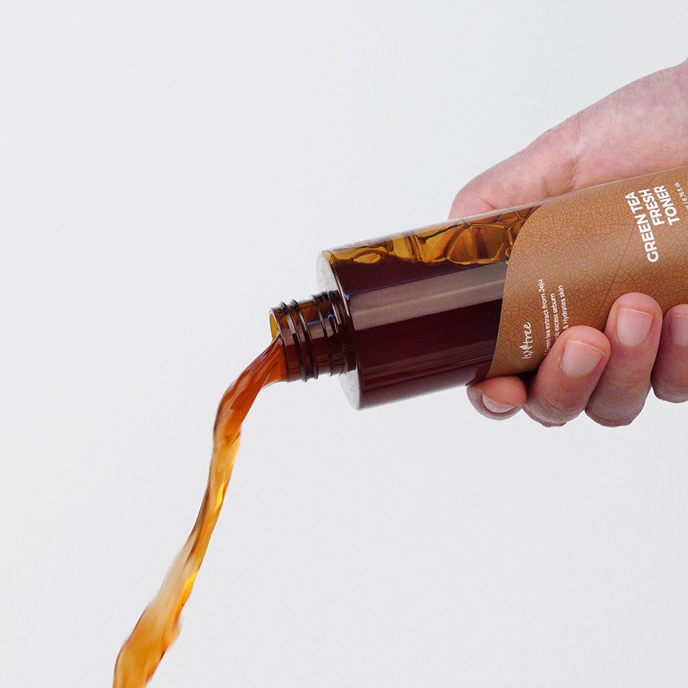 Isntree Toner »GREEN TEA FRESH TONER« für fettige, empfindliche Haut, reguliert Talg und beruhigt sichtbar