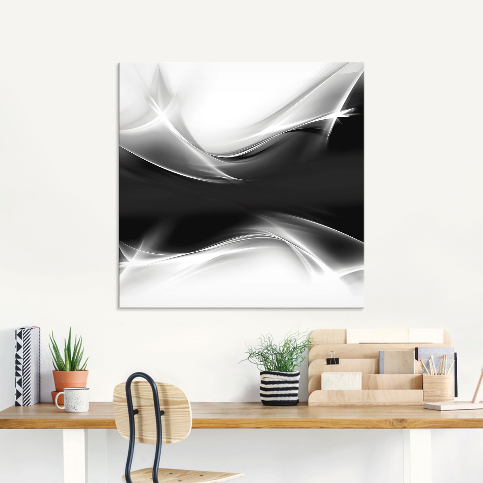 Artland Glasbild "Kreatives Element" Gegenstandslos 1 Stk. tlg. in verschie günstig online kaufen