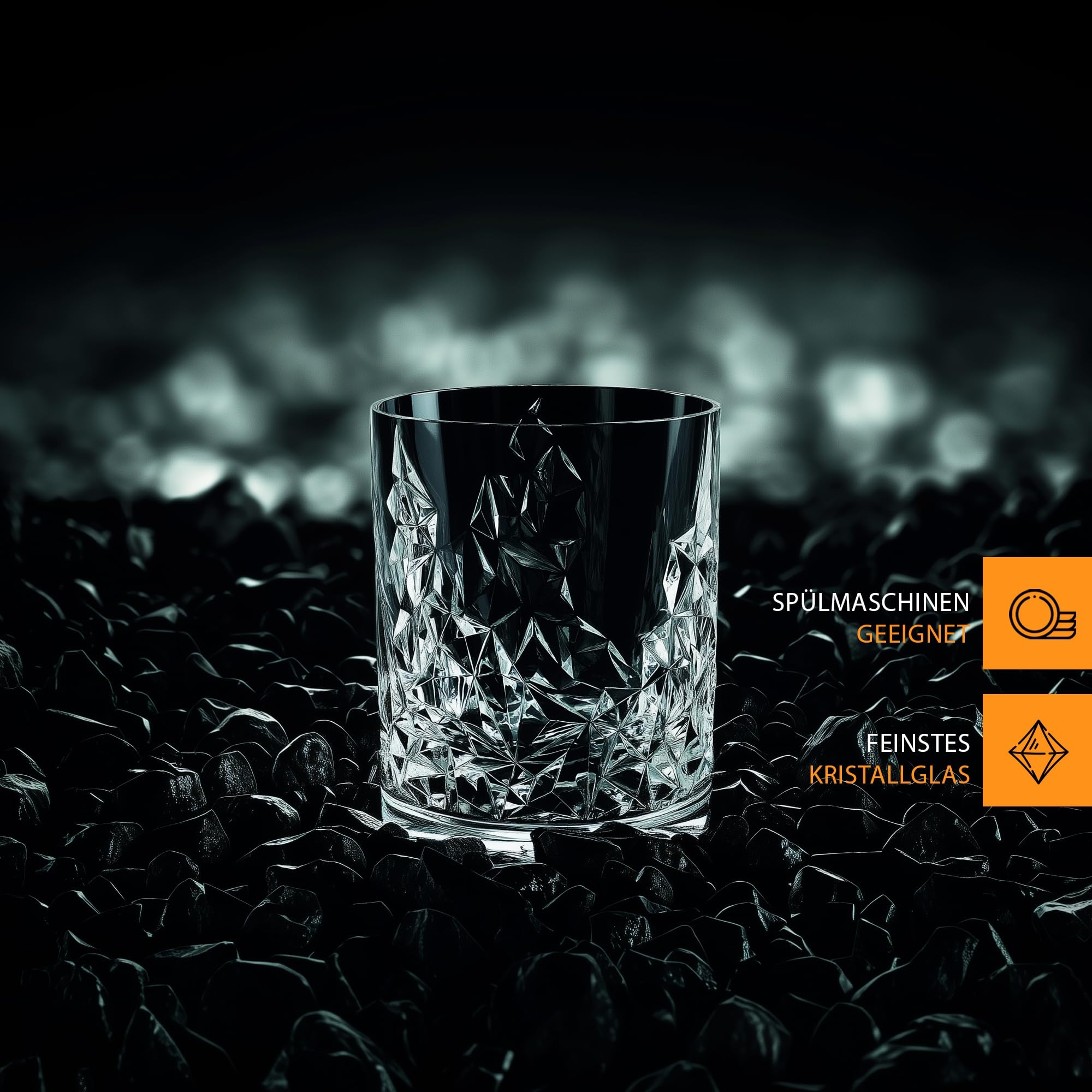 Nachtmann Whiskyglas »Whiskygläser Sculpture 340 ml 4er Set transparent«