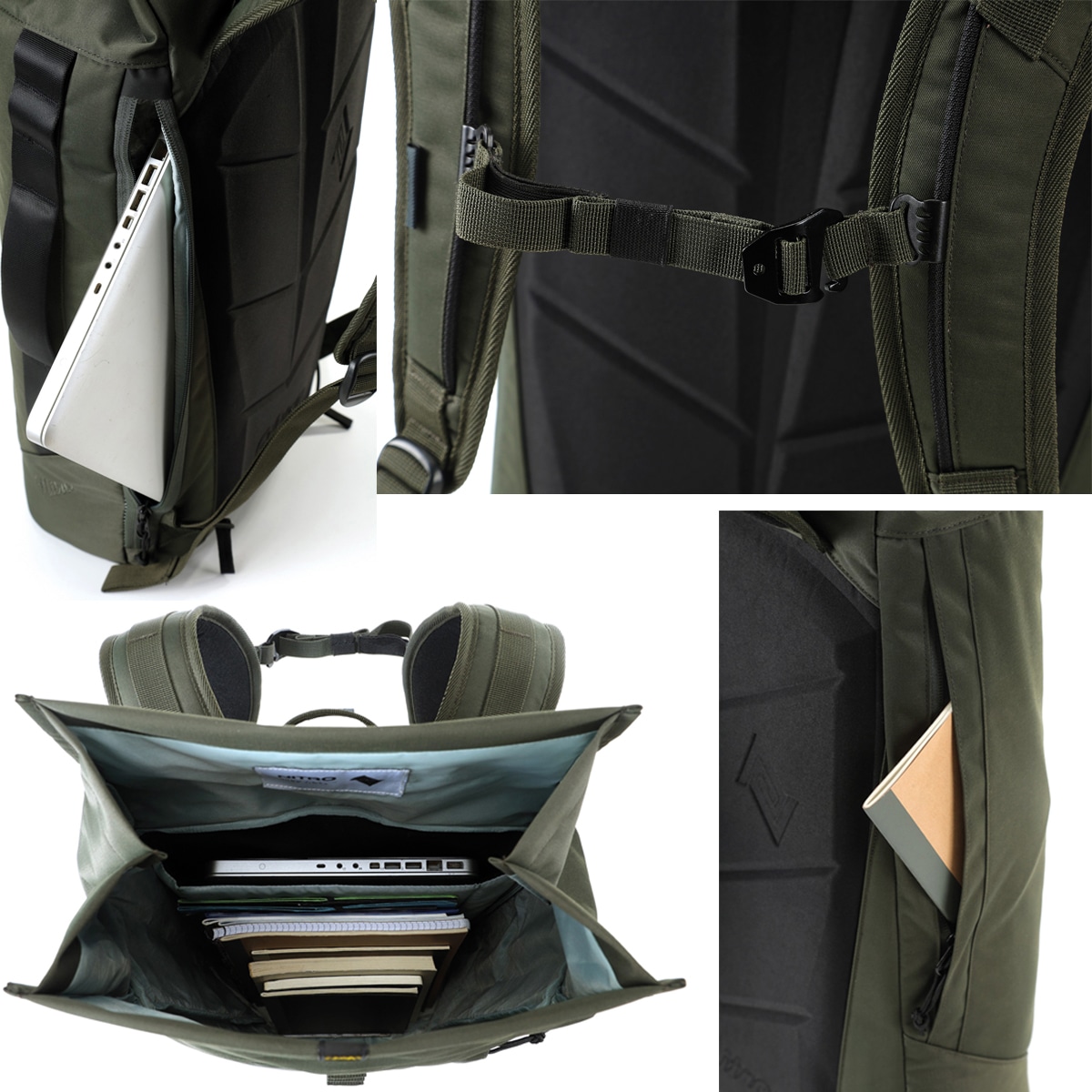 NITRO Freizeitrucksack »Scrambler«, Rucksack für Alltag, Arbeit & Reise mit Roll-Top, Cityrucksack