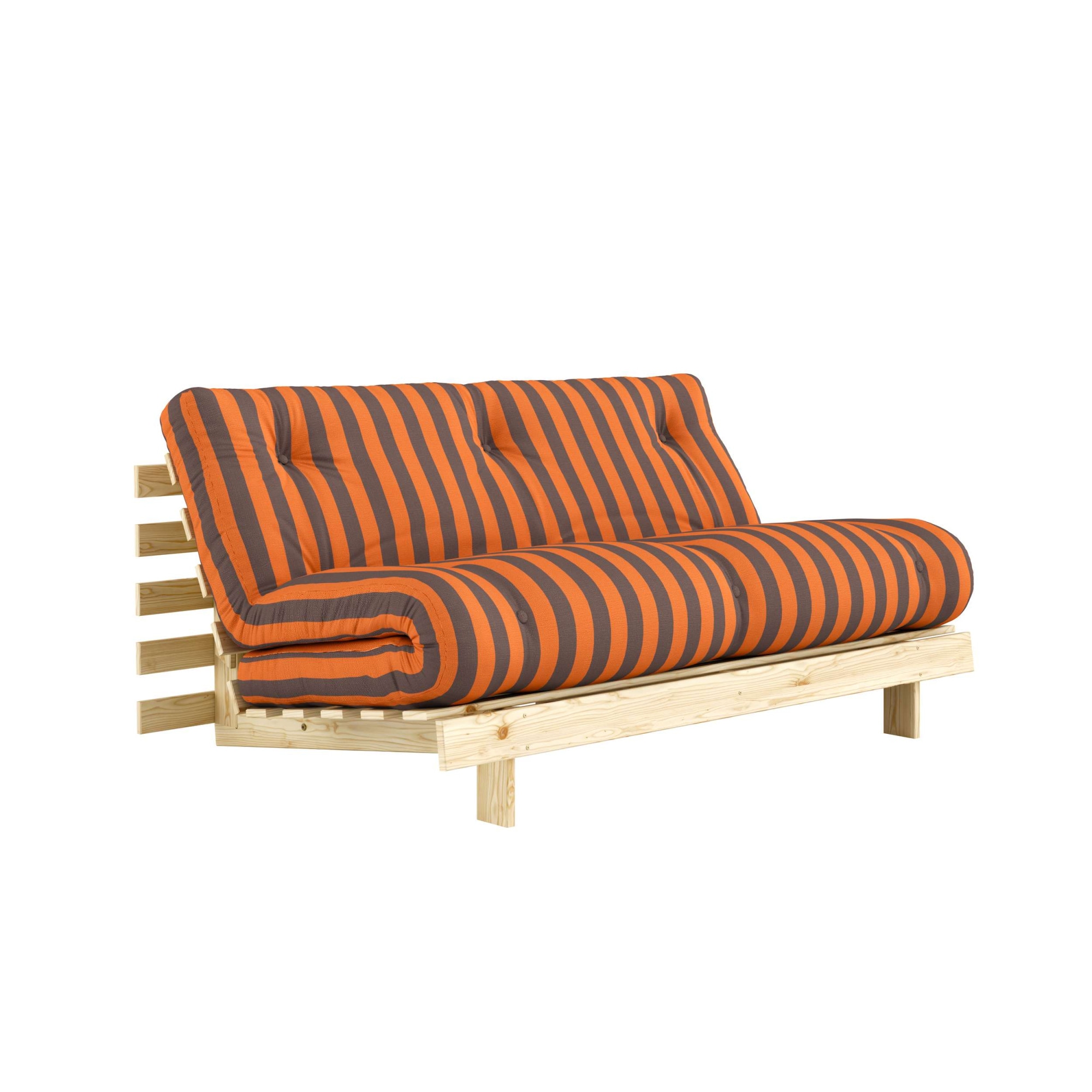 Karup Design Daybett "Roots Sofa Bed, Schlafsofa, Bettfunktion, FSC-Massivholz" Inkl. Futonmatratze, Made in Europe, langlebig, B: 140 oder 160 cm