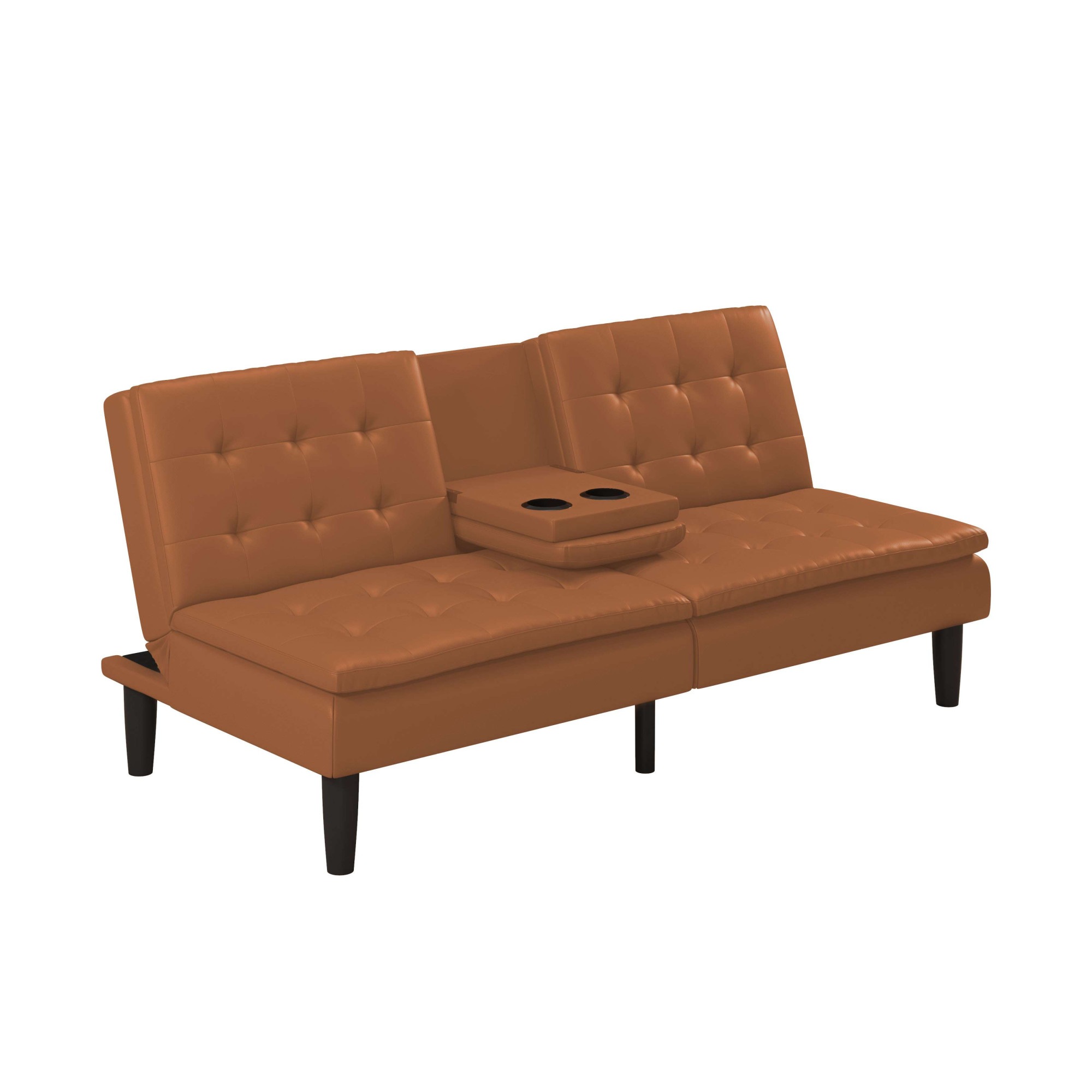 Dorel Home Schlafsofa »MAINE, Kinosofa mit Relax- und Bettfunktion,«, mit 2 Getränkehaltern, Liegefläche 190 x 110 cm