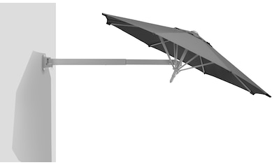 Sonnenschirm »»Muro« Wandschirm, Ø 250 cm«, hochwertiger Schattenspender für Ihren Garten
