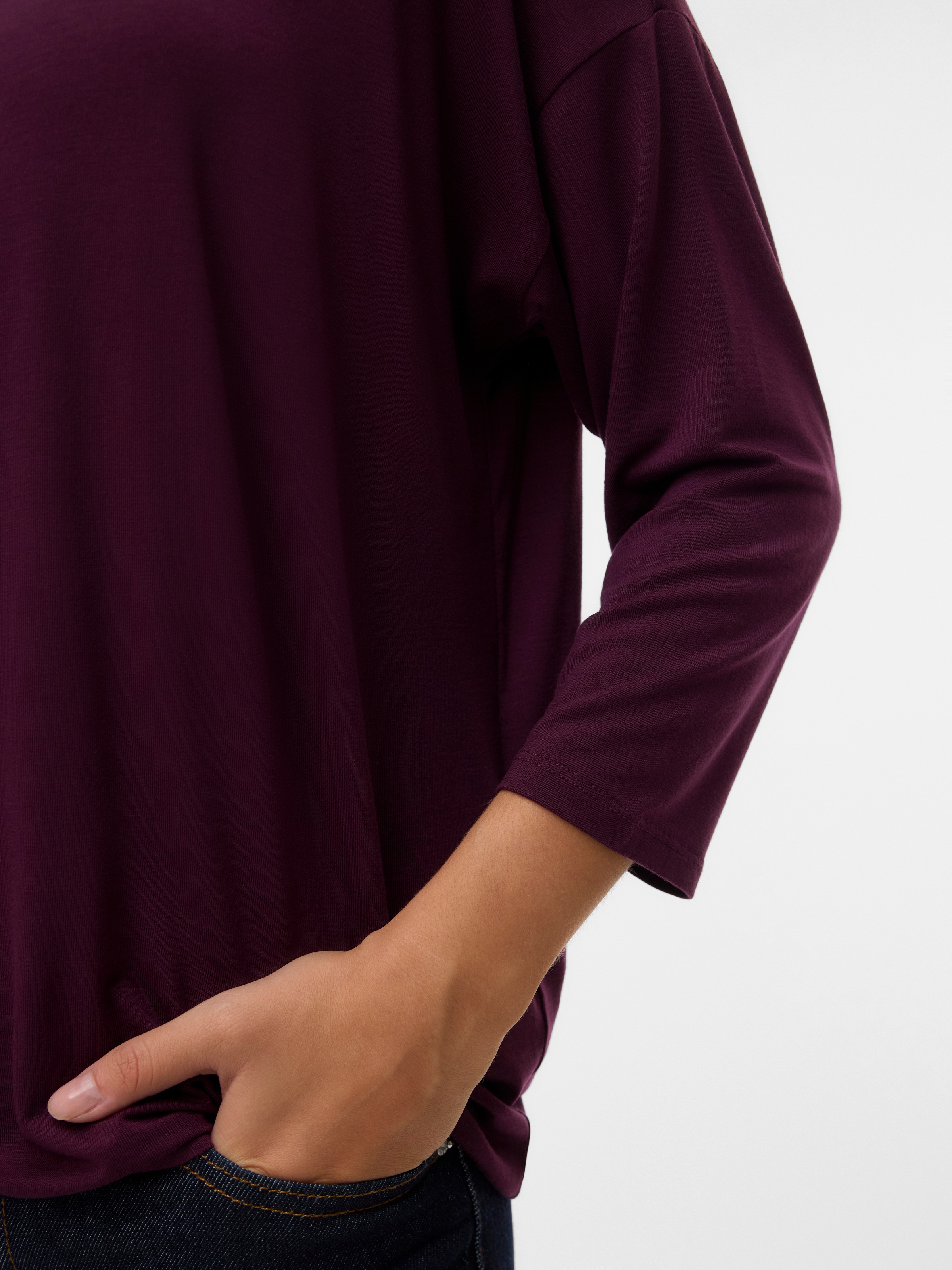 Thumbnail - Vero Moda 3/4-Arm-Shirt "VMAVA 3/4 TOP JRS GA NOOS"