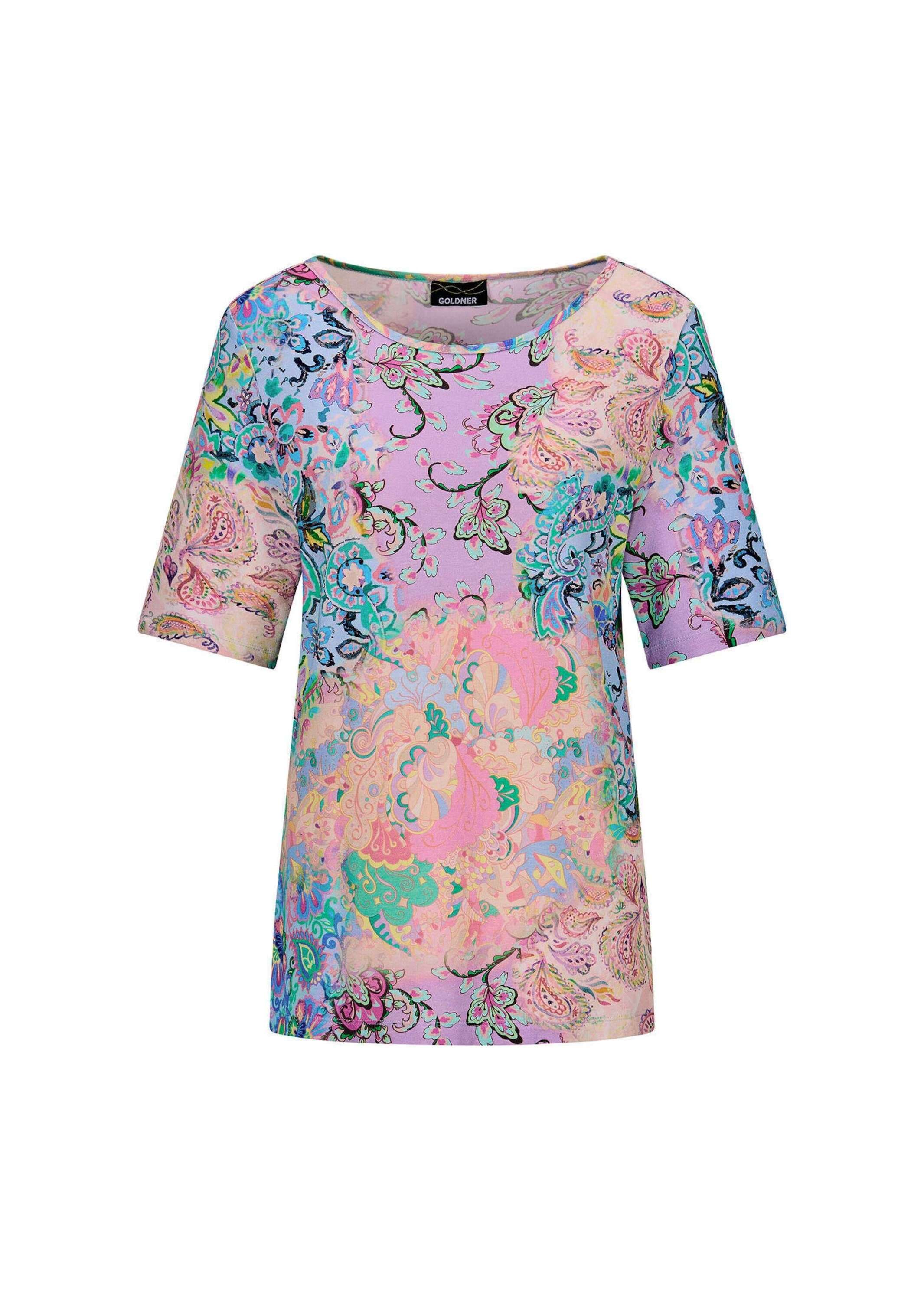 GOLDNER Print-Shirt "Jersey-Shirt mit Paisleymuster" günstig online kaufen