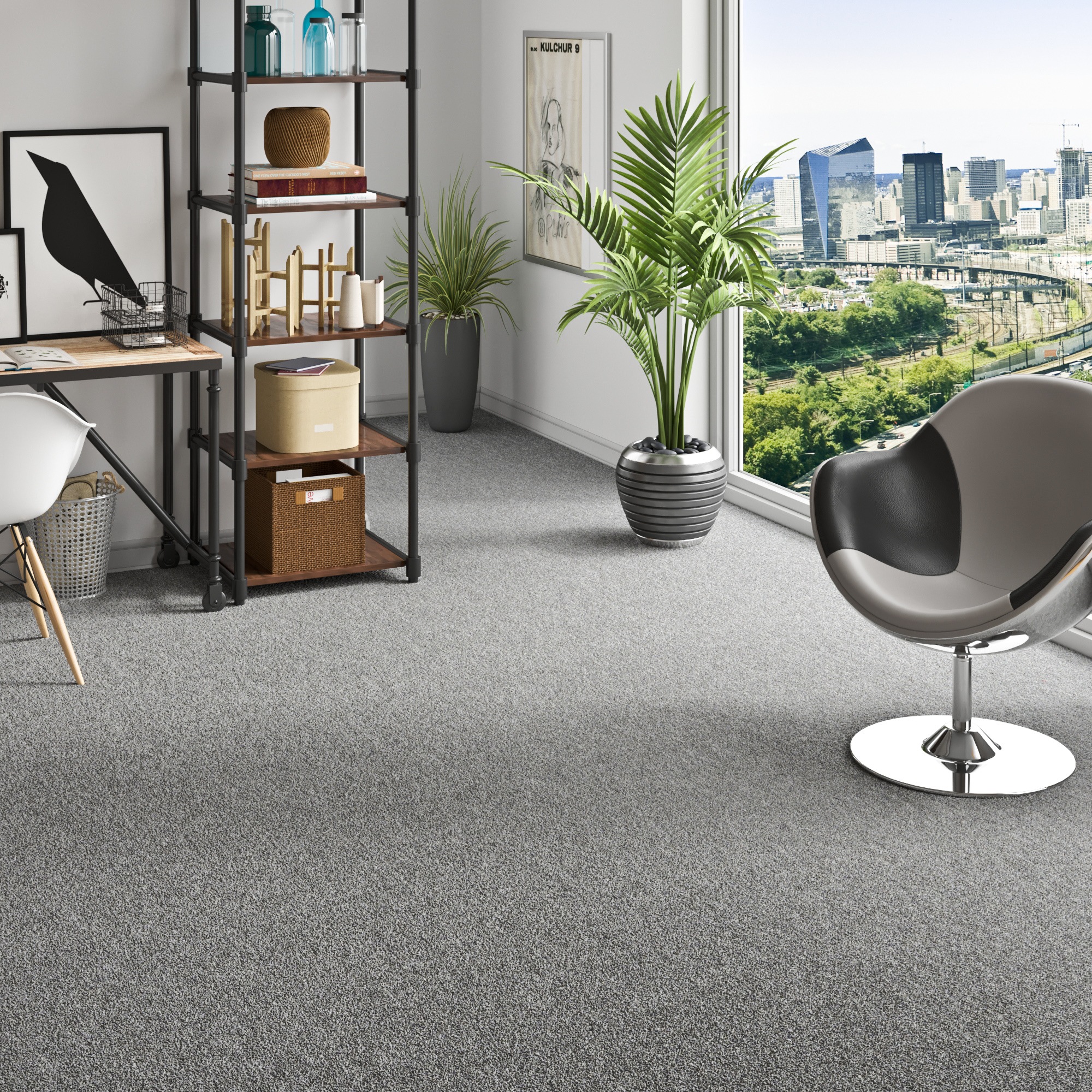 my home Teppichboden »Fortis, Schlinge, Made in Netherlands«, rechteckig, 5 mm Höhe, meliert, Breite 400 cm, Wohnzimmer, strapazierfähig