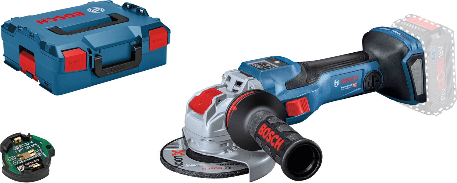 Bosch Professional  Akku-Winkelschleifer GWS 18V-15 SC Professional, leistungsstark