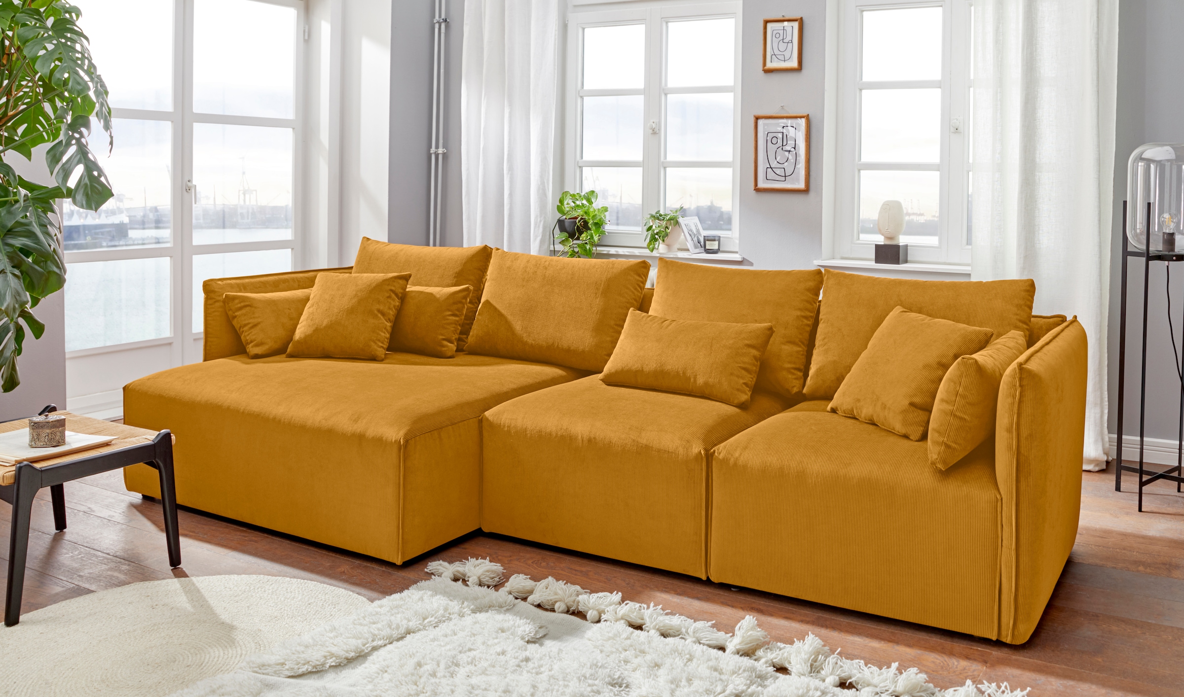andas Ottomane »Nöre«, kurzes Lounge-Modul - zum Zusammenstellen, Breite 138 cm, Tiefe 128 cm