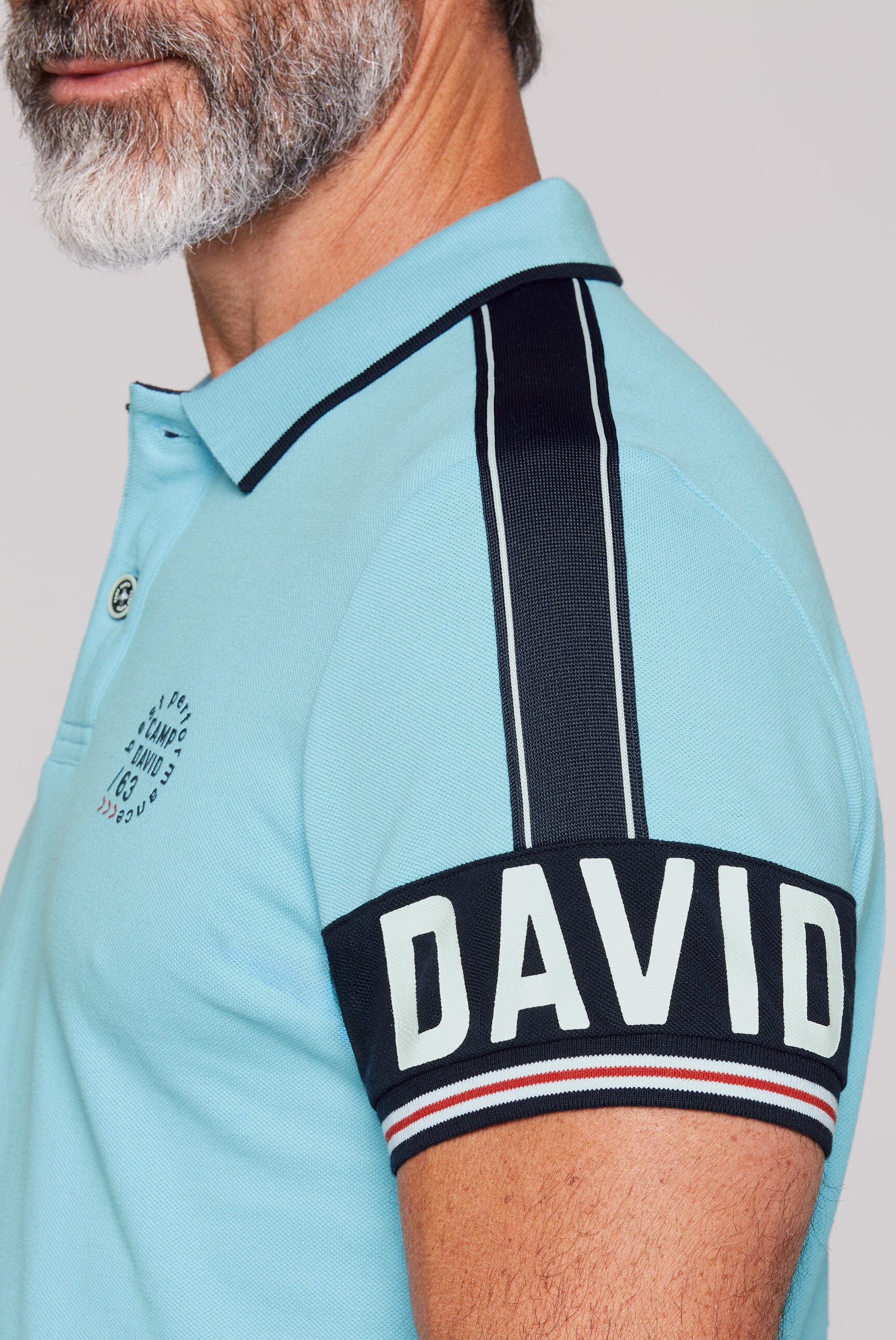 CAMP DAVID Poloshirt, aus Baumwolle