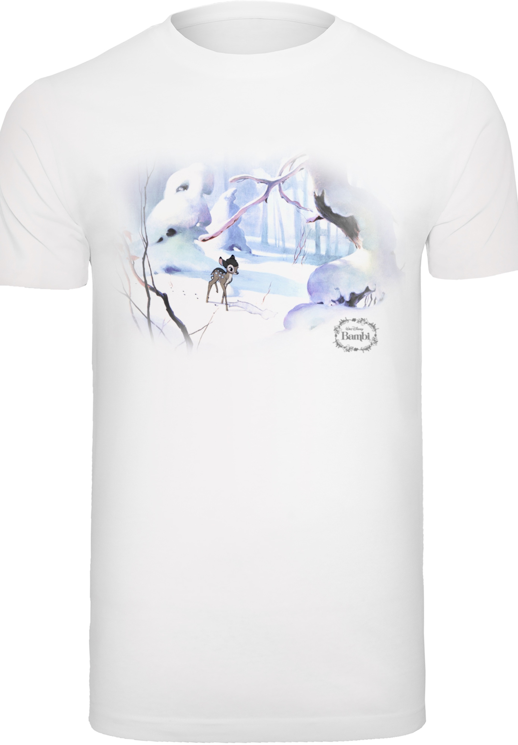 F4NT4STIC T-Shirt »Disney Bambi Snow«, Herren,Premium Merch,Longsleeve,Pullover,Bedruckt
