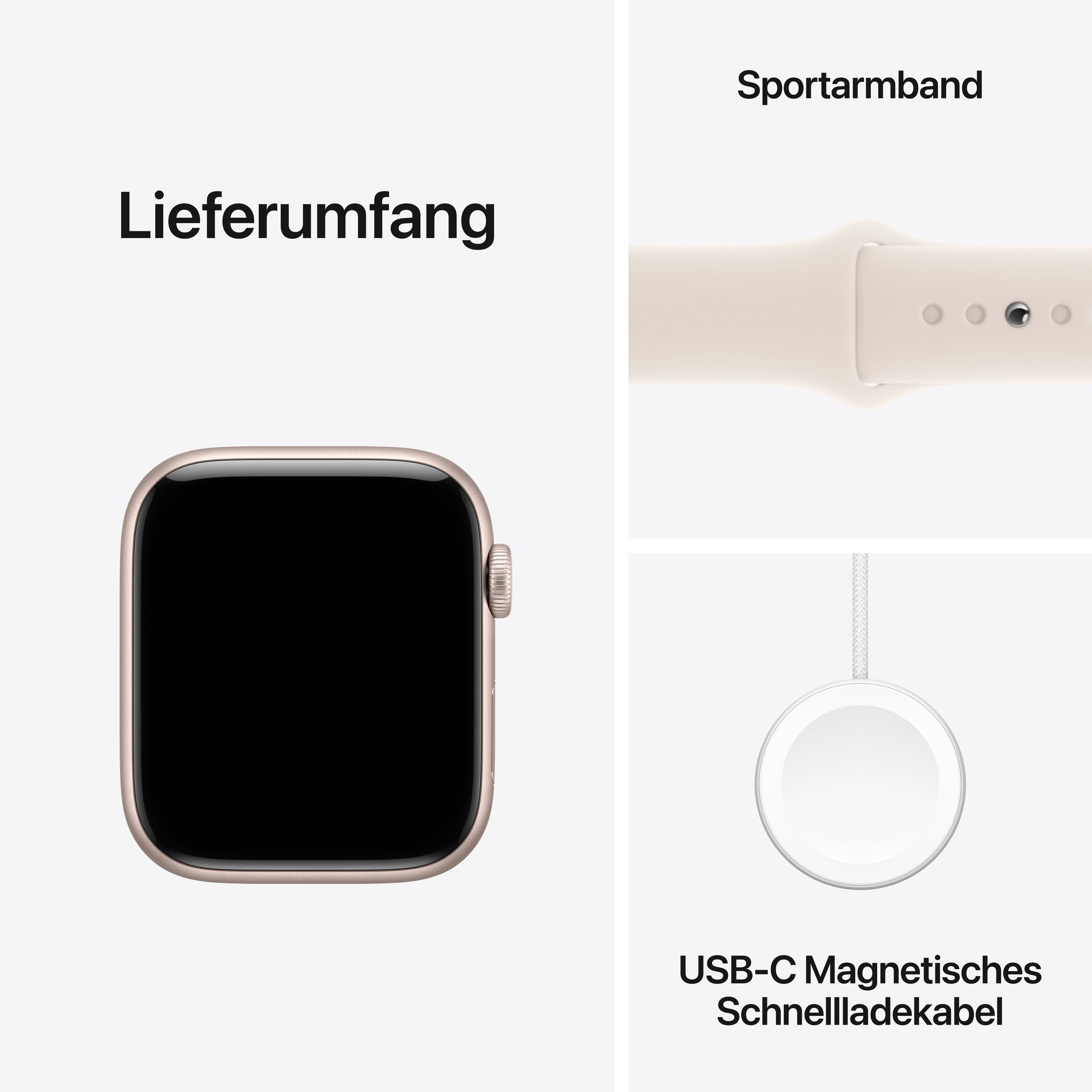 Apple Smartwatch »Watch SE 3«, Watch OS, 64 GB