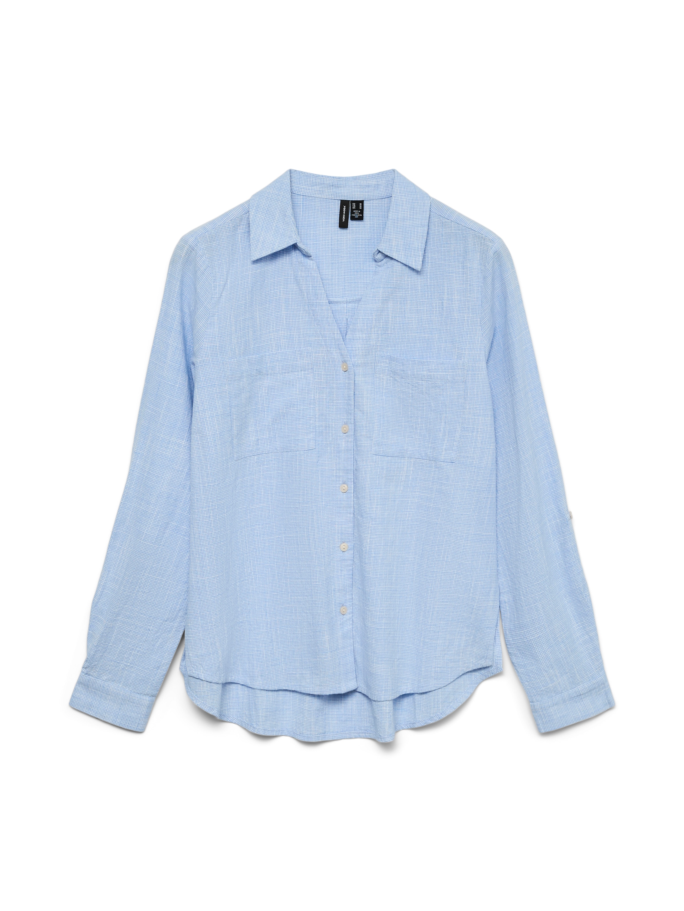 Vero Moda Langarmbluse »VMTHILDE LS SHIRT WVN NOOS« Baumwolle