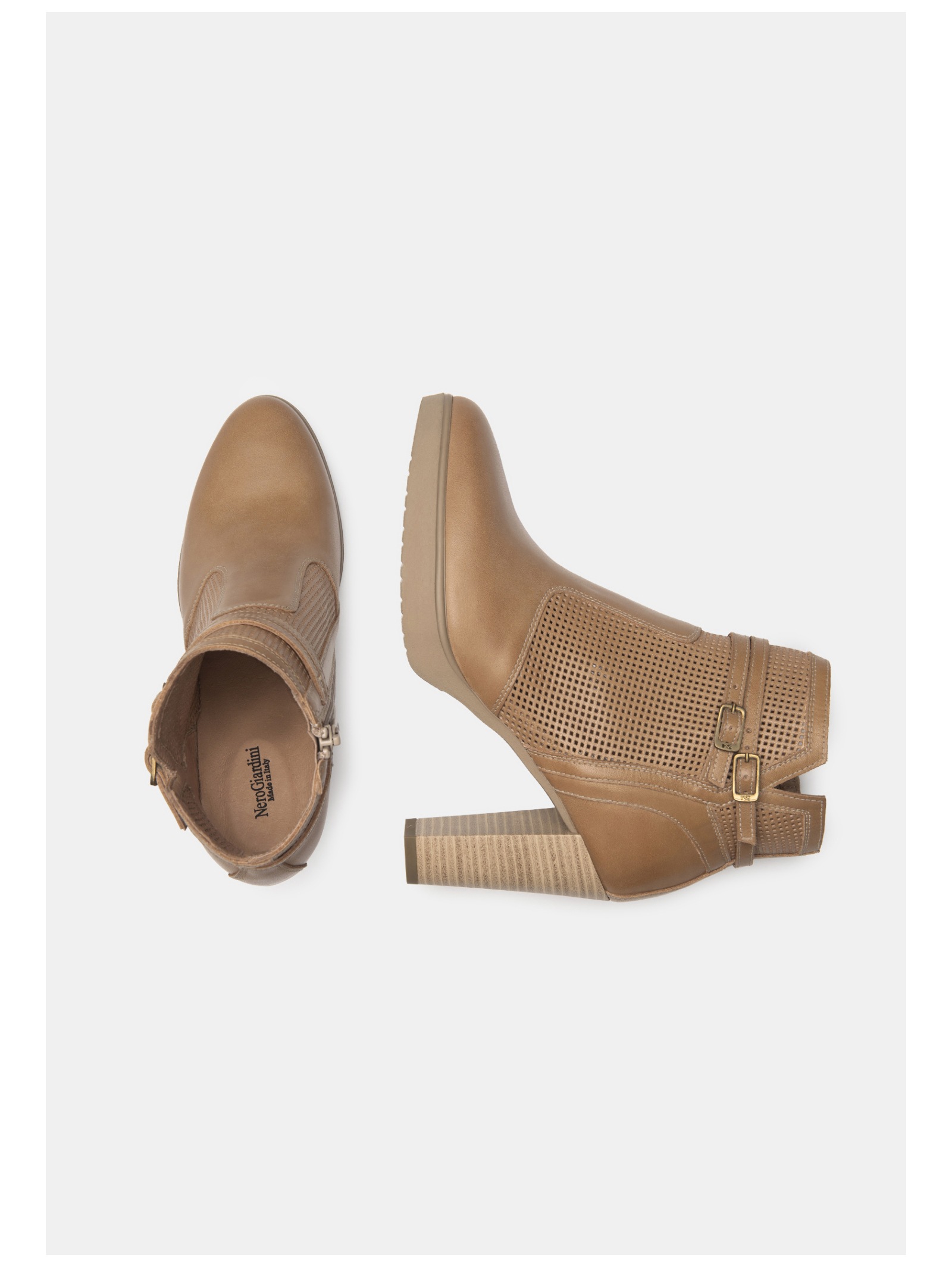Nero Giardini High-Heel-Stiefelette »Nero Giardini Stiefelette Leder«