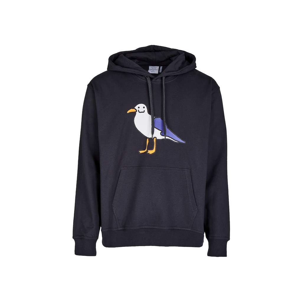 Cleptomanicx Kapuzensweatshirt »Smile Gull«, mit coolem Print