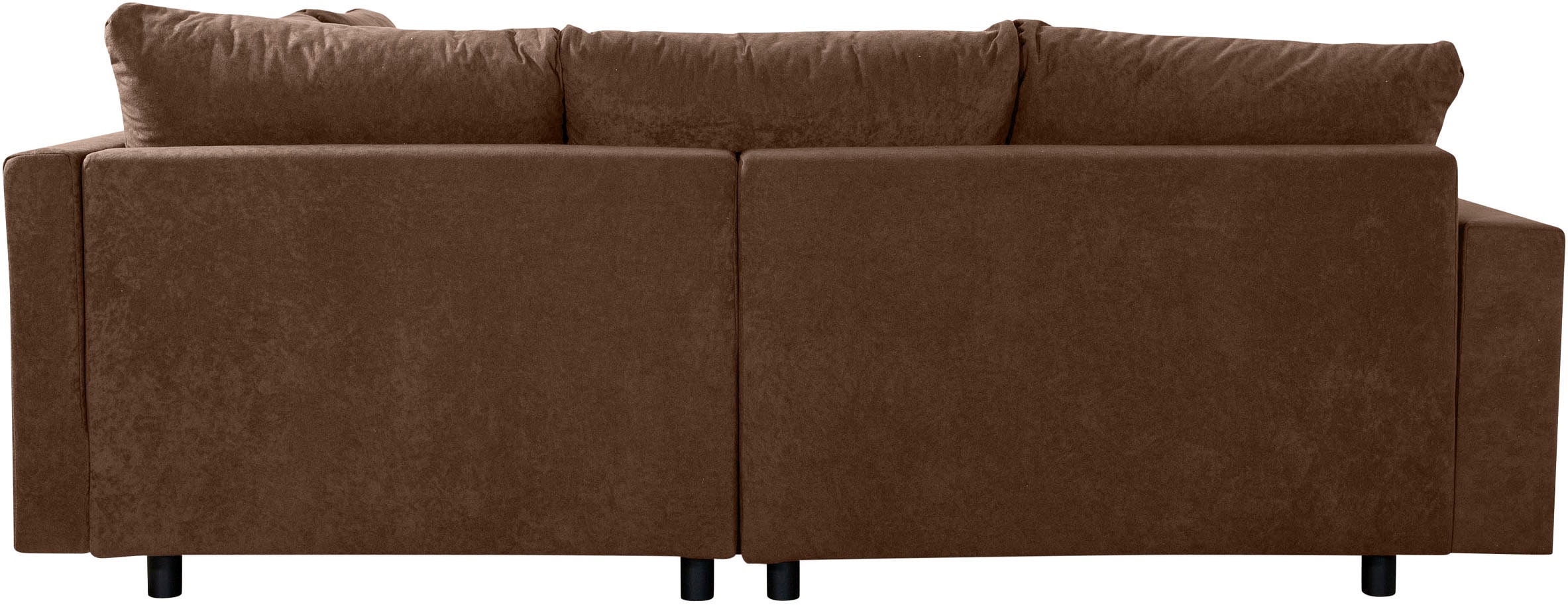 COLLECTION AB Ecksofa »Toni L-Form, B: 215 cm« mit Hocker & 2 Zierkissen, Federkern