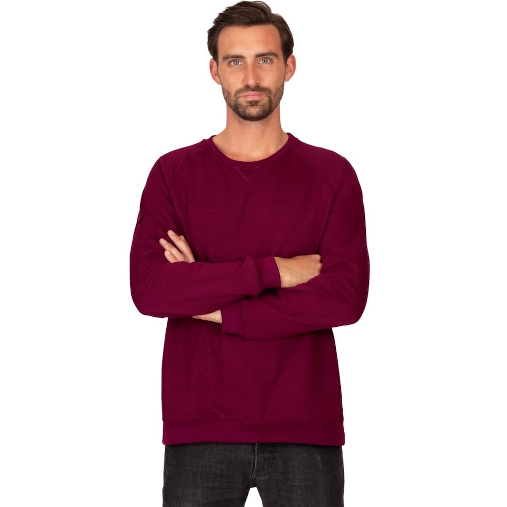 Trigema Sweatshirt »TRIGEMA Sweatshirt mit angerauter Innenseite«