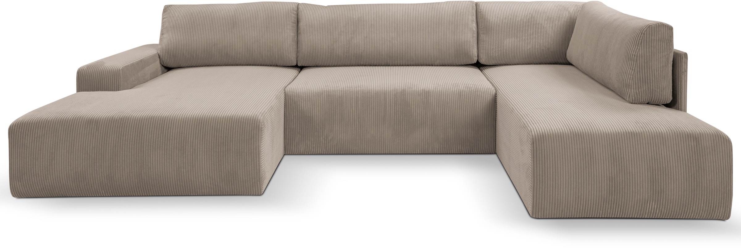 WERK2 Wohnlandschaft "Rotterdam, U-Form, in kuschelweichem Cord oder Breitc günstig online kaufen