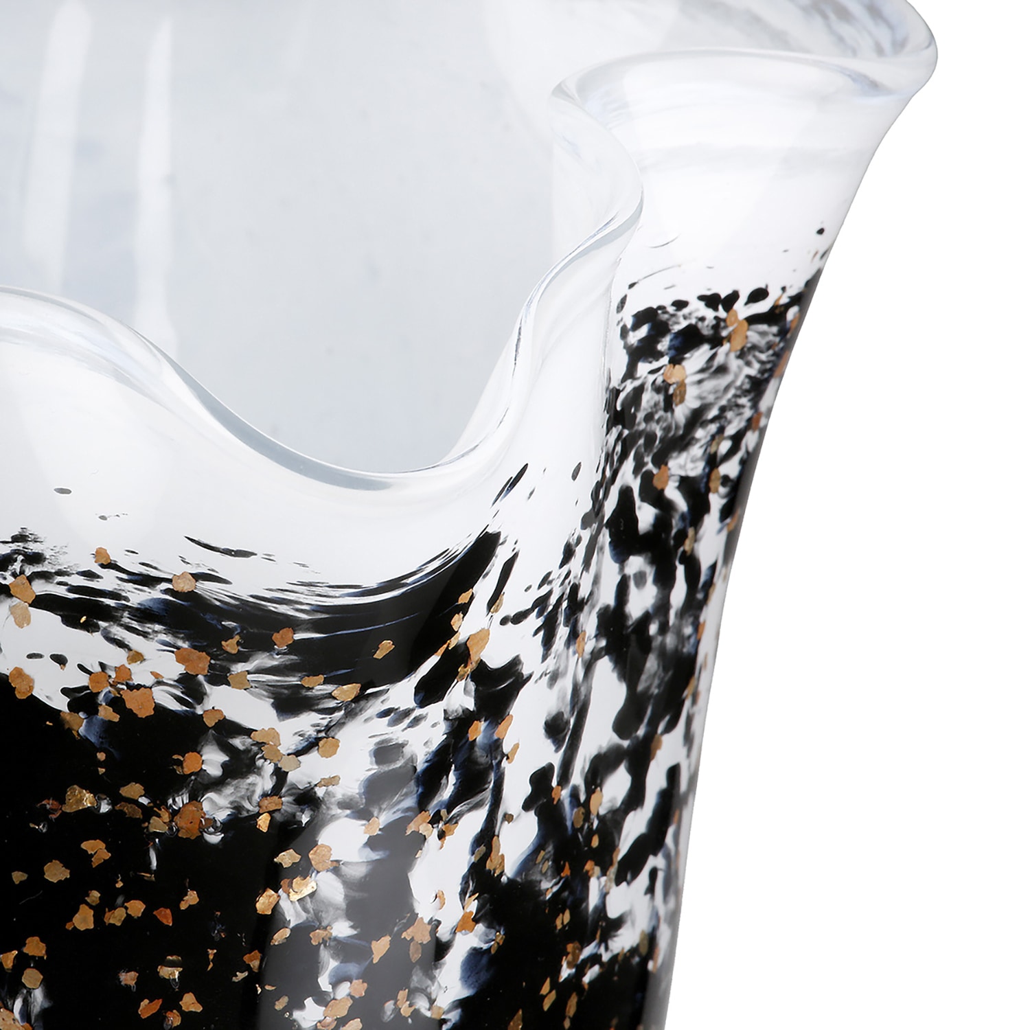 GILDE Tischvase »Vase Petunia, schwarz-weiß«, (1 St.)