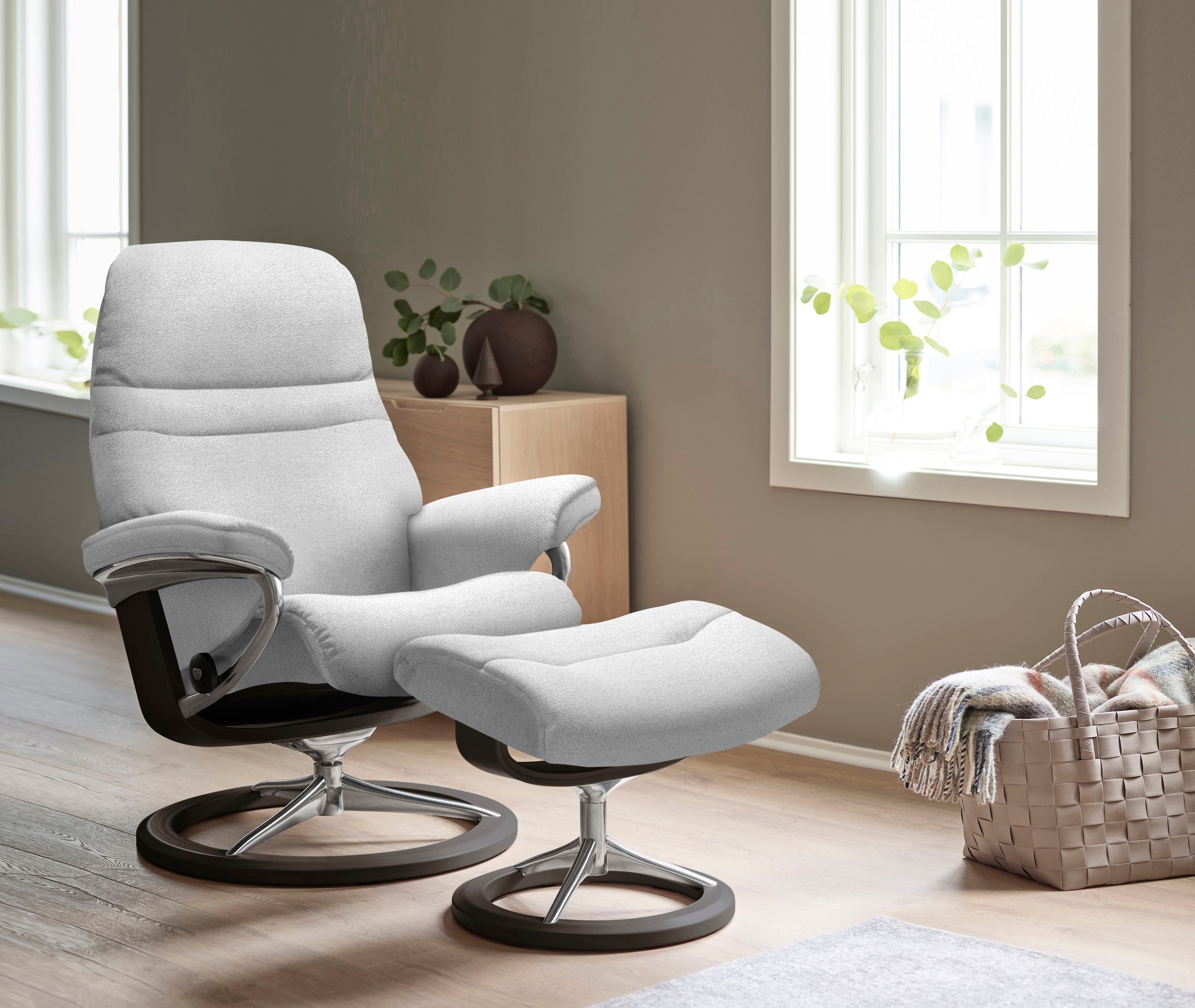 Stressless Relaxsessel "Sunrise", mit Signature Base, Größe M, Gestell Weng günstig online kaufen