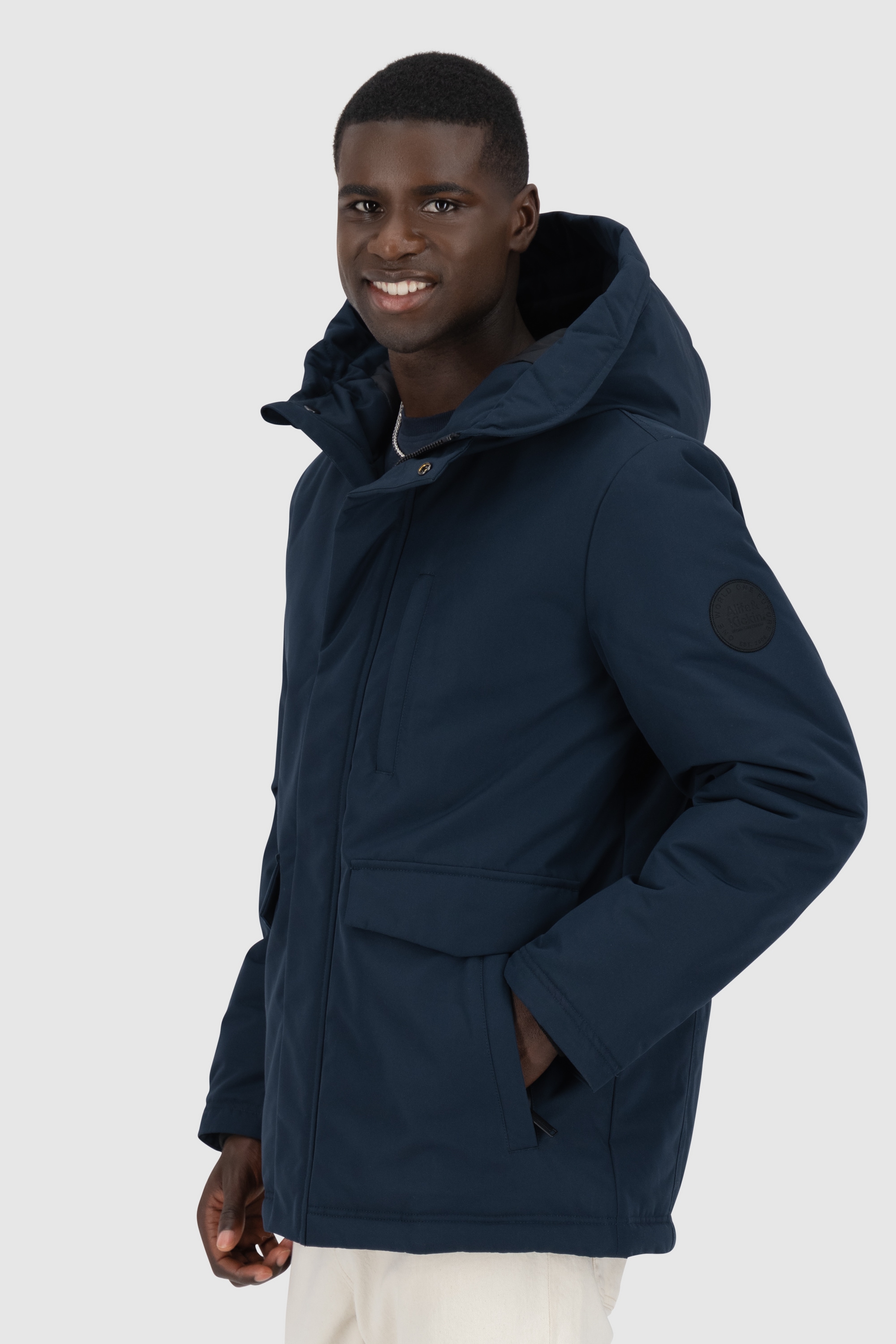 Alife & Kickin Winterjacke »Herren NilasAK A«, robuste Jacke aus wasserabweisenden Material und insgesamt 6 Taschen