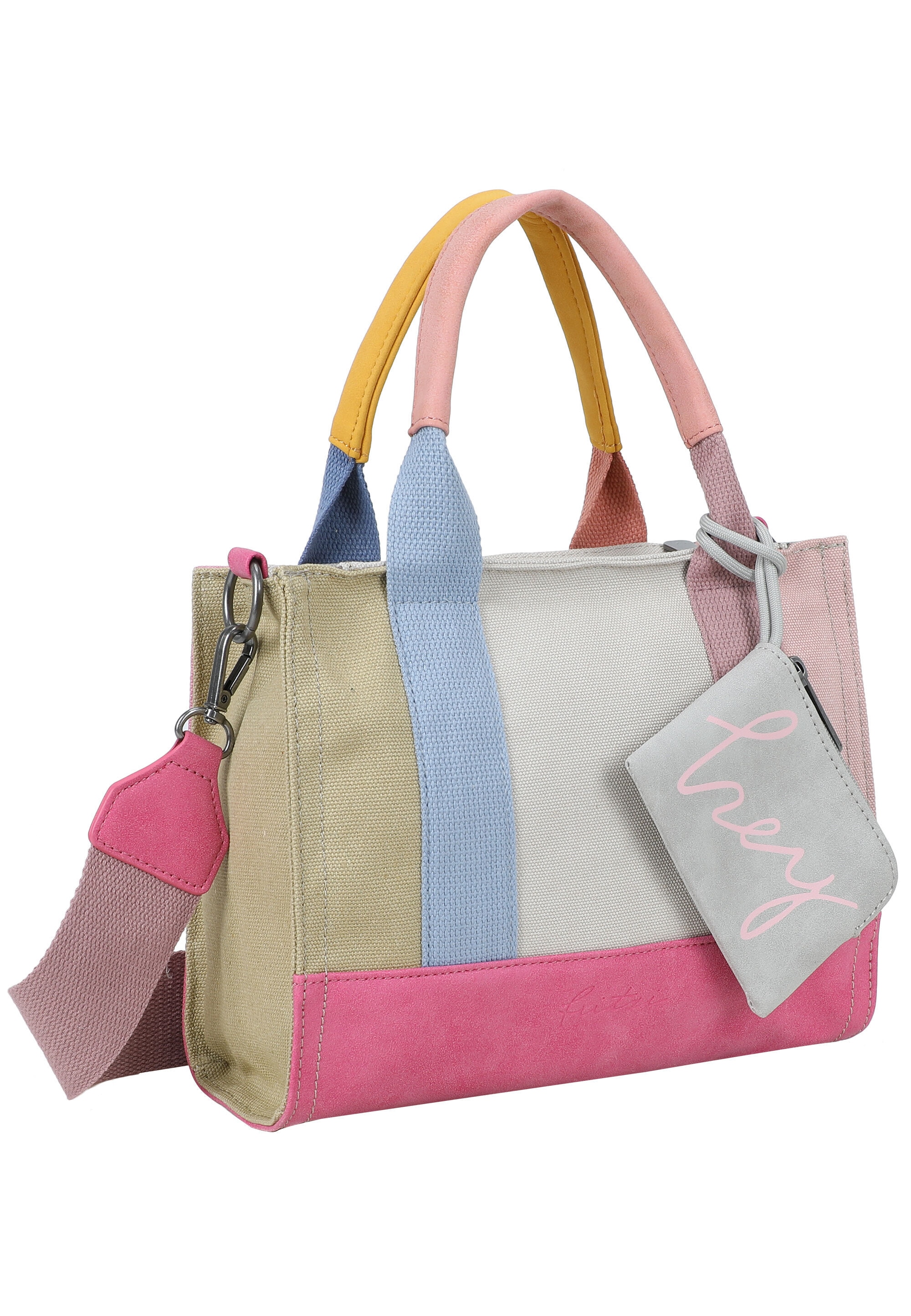 Fritzi aus Preußen Shopper »Izzy09 Limited Multi« mit abnehmbarem Anhänger