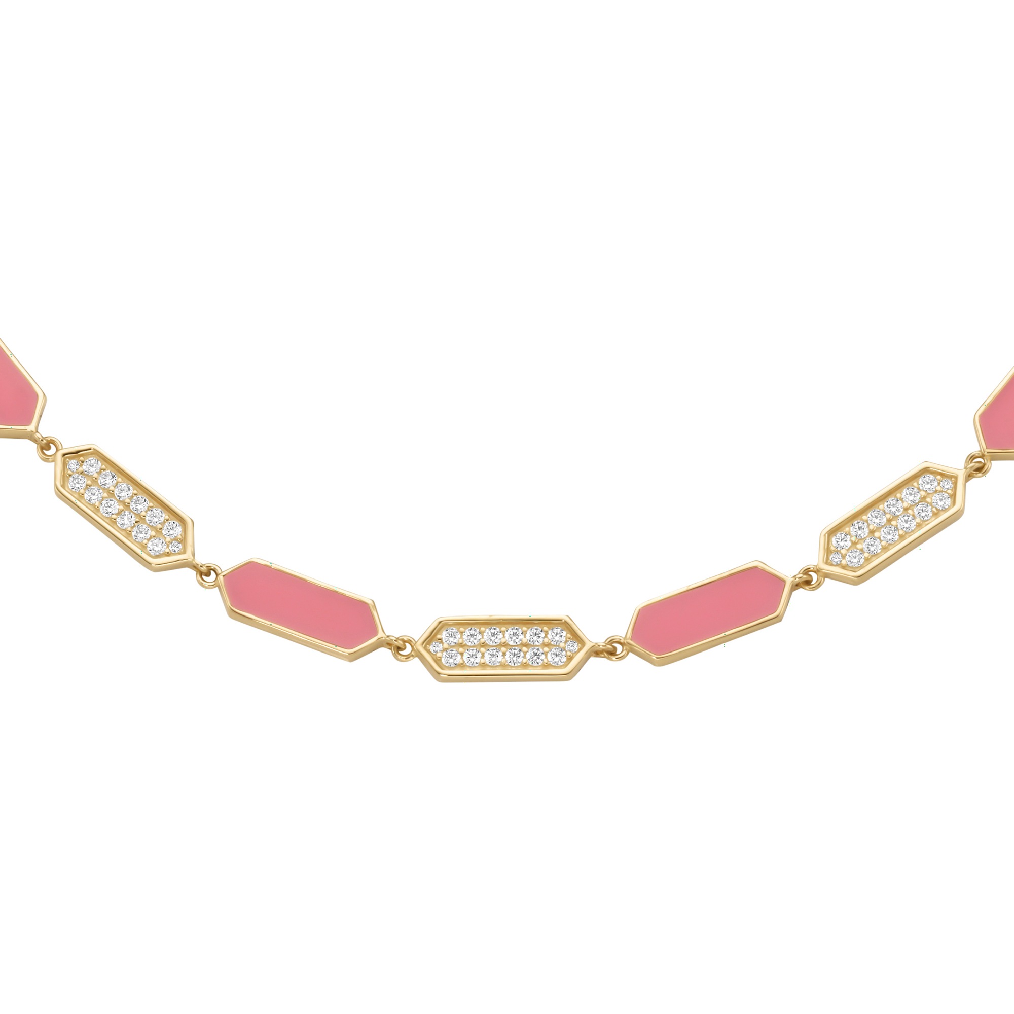 GIORGIO MARTELLO MILANO Collier »mit Emaille-Einlagen und Zirkonia, Silber 925«