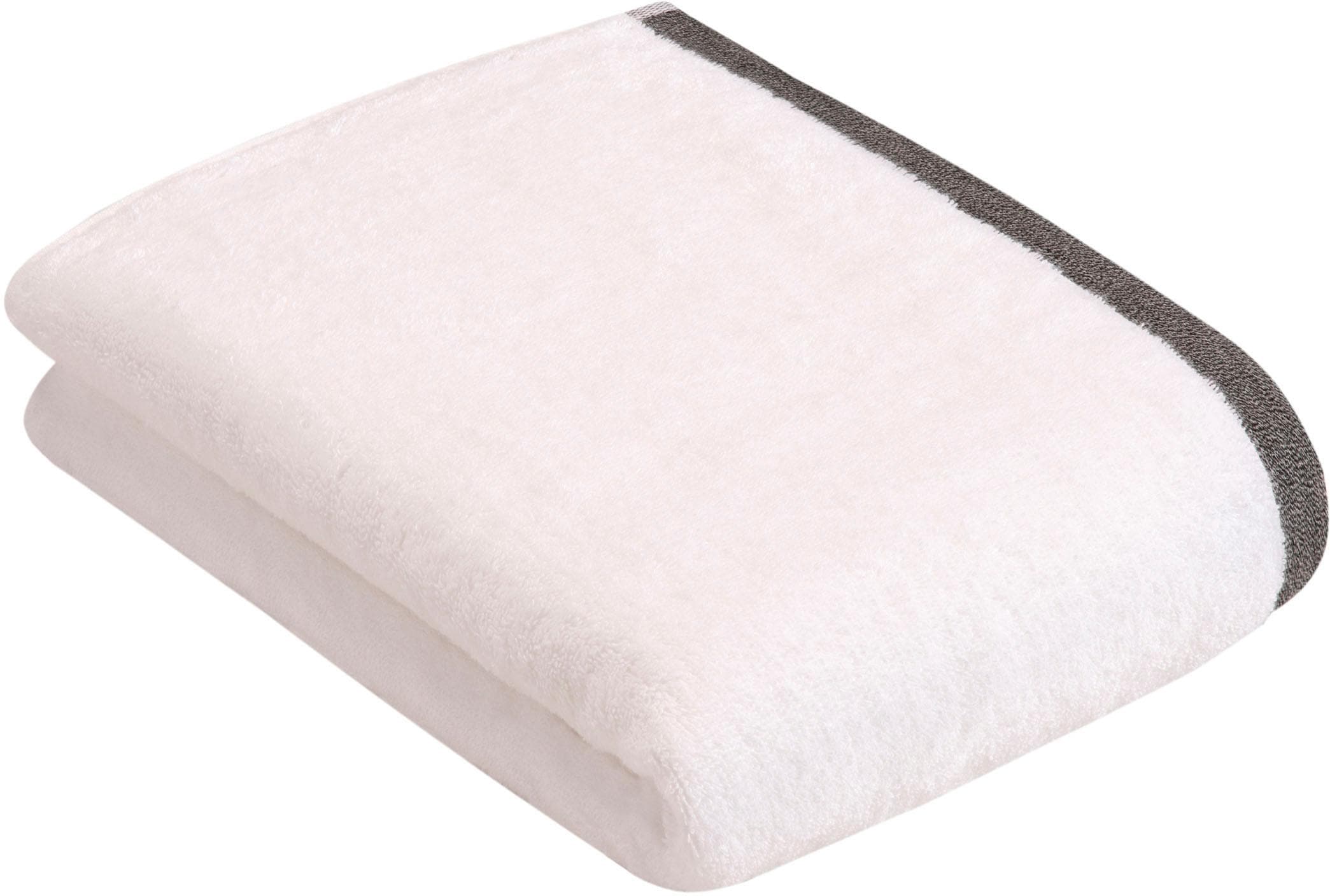 bugatti Badetuch "Prato" Uni Farben, mit melierter Optik im Saum günstig online kaufen