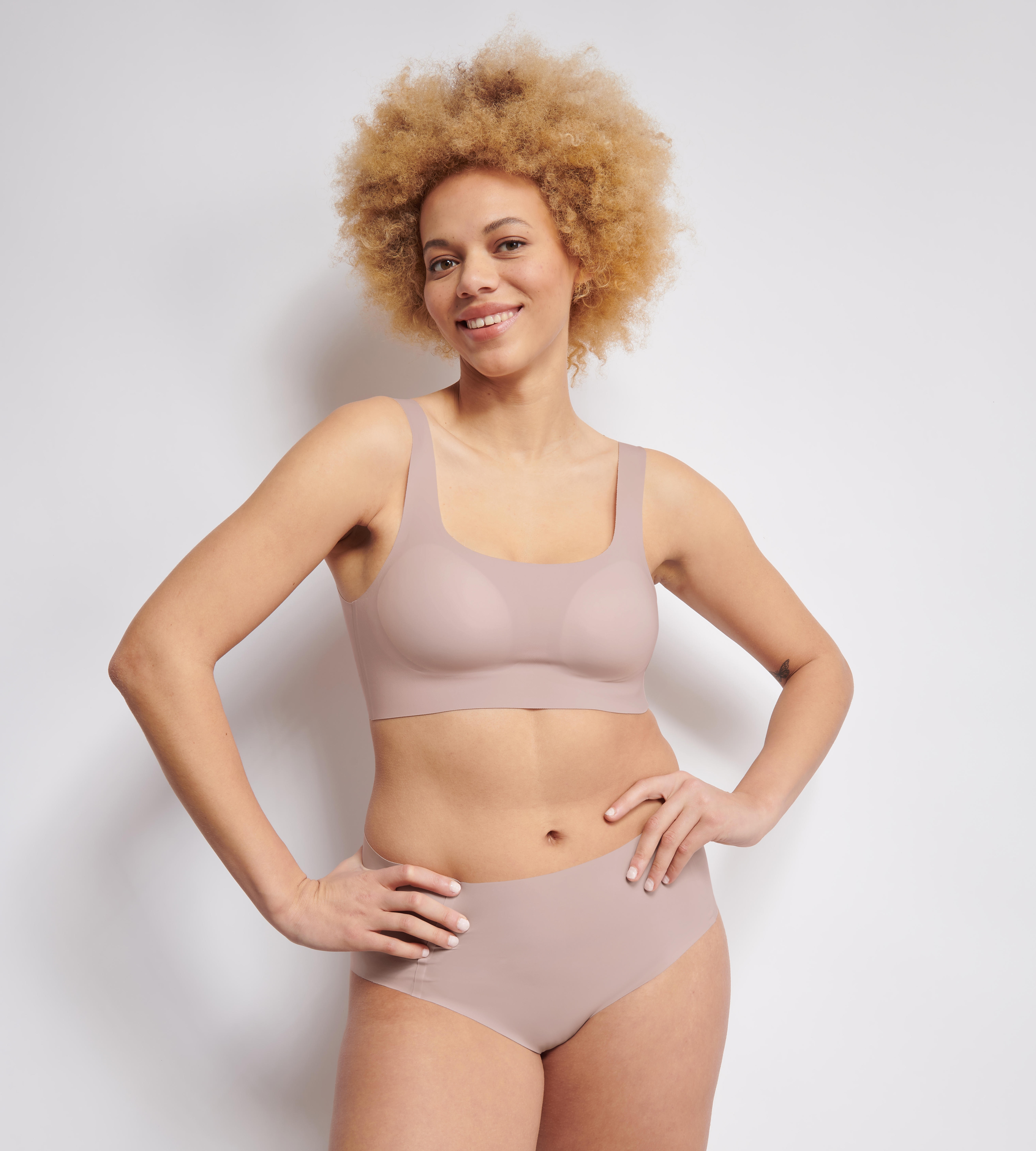 sloggi "ZERO Feel 2.0" mit herausnehmbaren Pads, leichter Halt, Mikrofaser