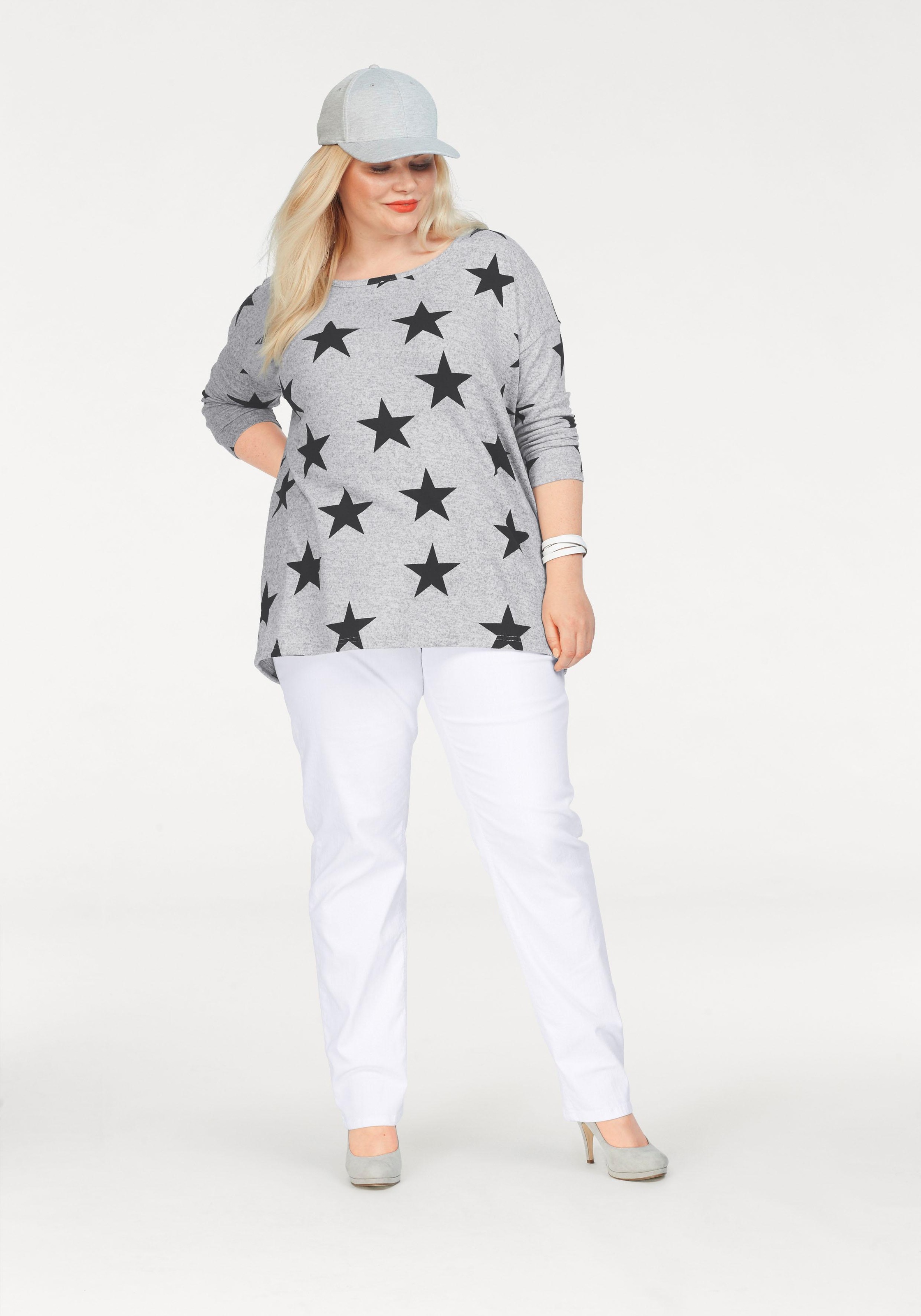 Bequeme Jeans MAC "Stella", Damen, Gr. 48, Länge 32, weiß, Denim/Jeans, Obermaterial: 91% Baumwolle, 7% Elastomultiester, 2% Elasthan, unifarben, comfort fit knöchellang, Jeans, Gerader Beinverlauf 3