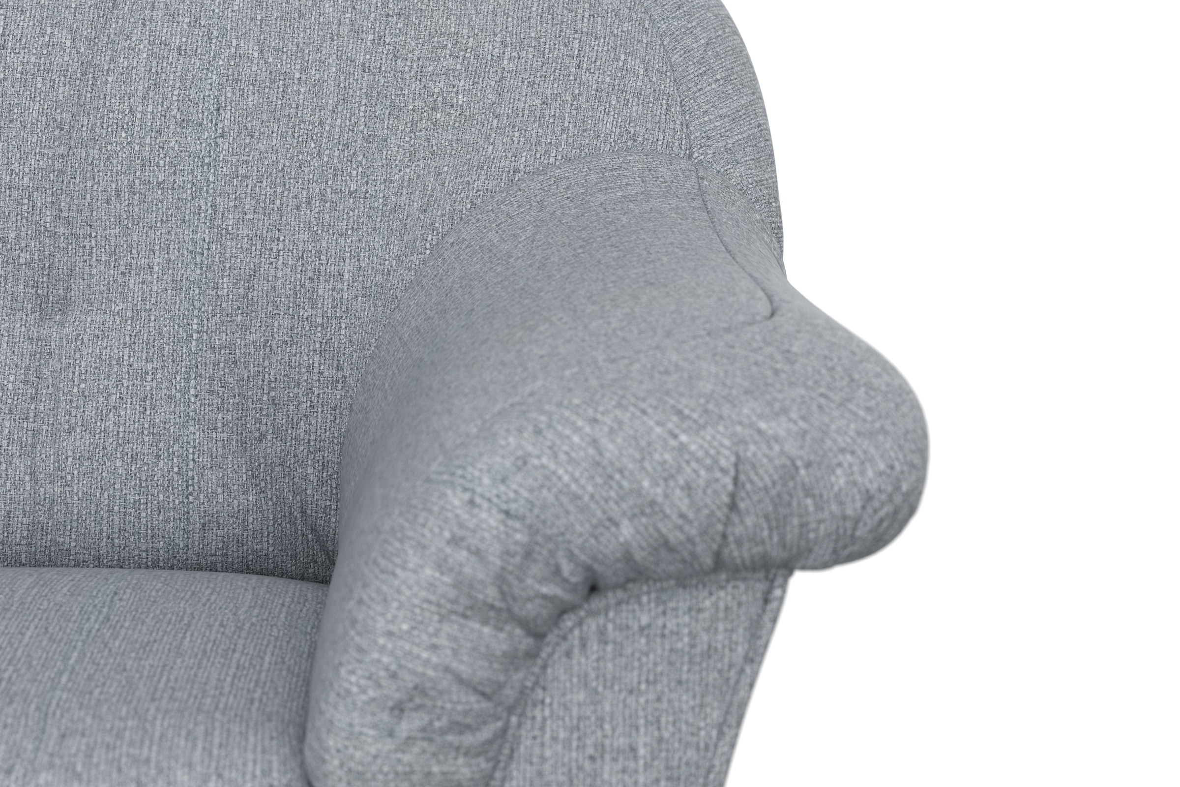 DOMO collection Ecksofa »Pegnitz, elegante Rückensteppung, kompakte Stellmaße 238/141cm, L-Form«, wahlweise mit Bettfunktion
