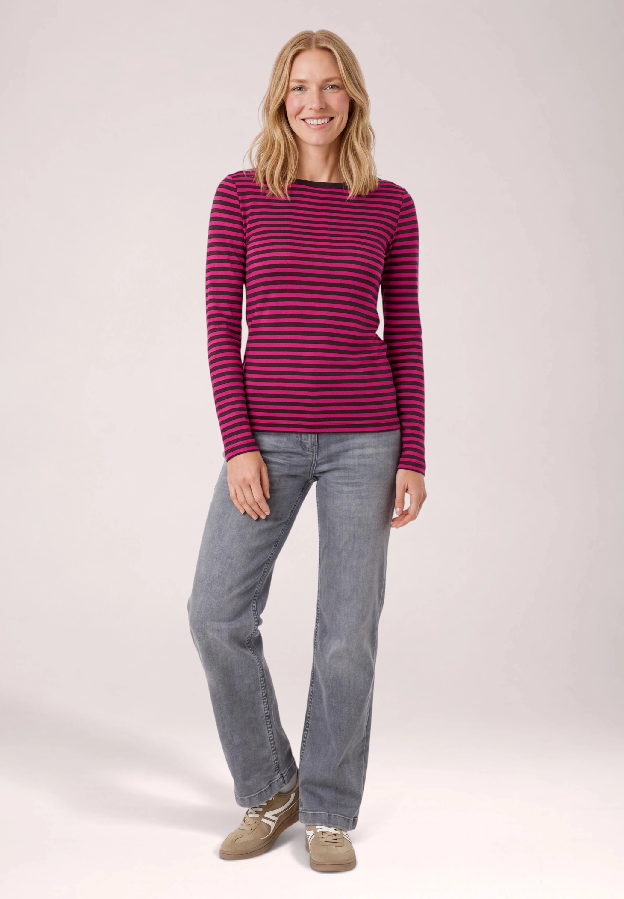 Cecil Langarmshirt im Streifendesign