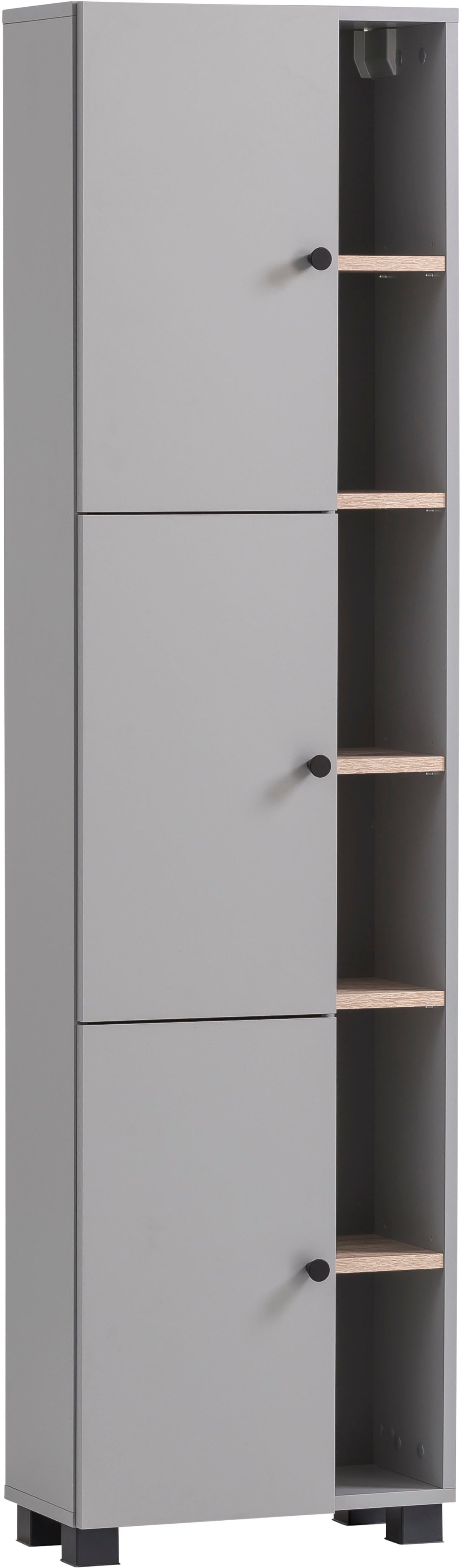 welltime Hochschrank "Lugo, Hochschrank, Made in Germany, B: 45 cm" Solide Verarbeitung - Dieses Produkt ist in Deutschland gefertigt