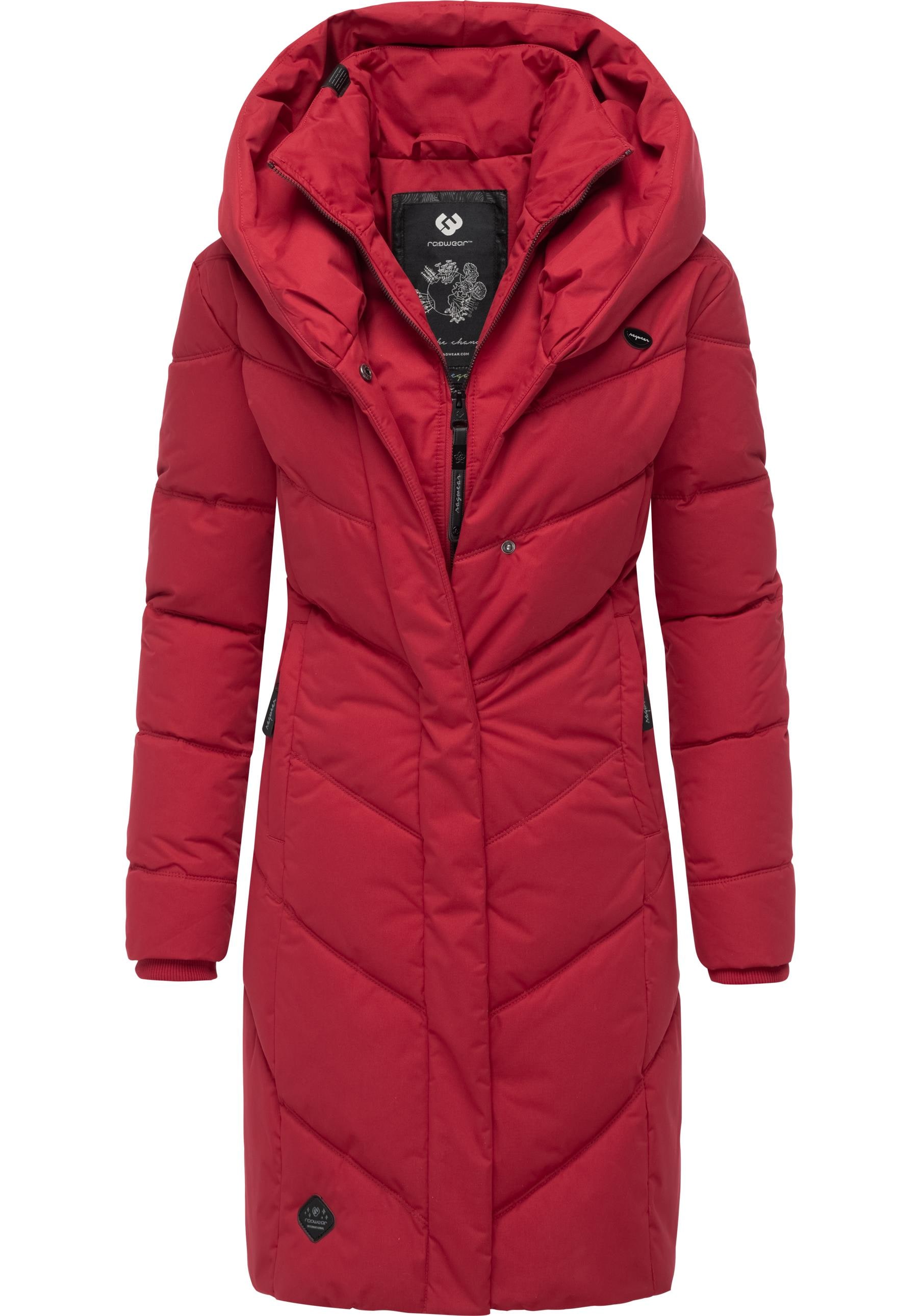 Ragwear Steppmantel »Natalka« stylischer, gesteppter Winterparka mit gefütterter Kapuze