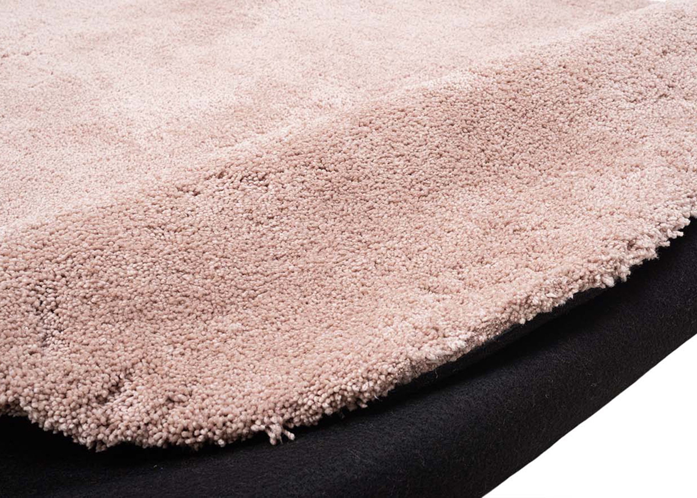 TOM TAILOR HOME Hochflor-Teppich »Shaggy Teppich Cozy«, rund, 25 mm Höhe, Uni Farben, auch in Pastell Farben, weich & kuschelig