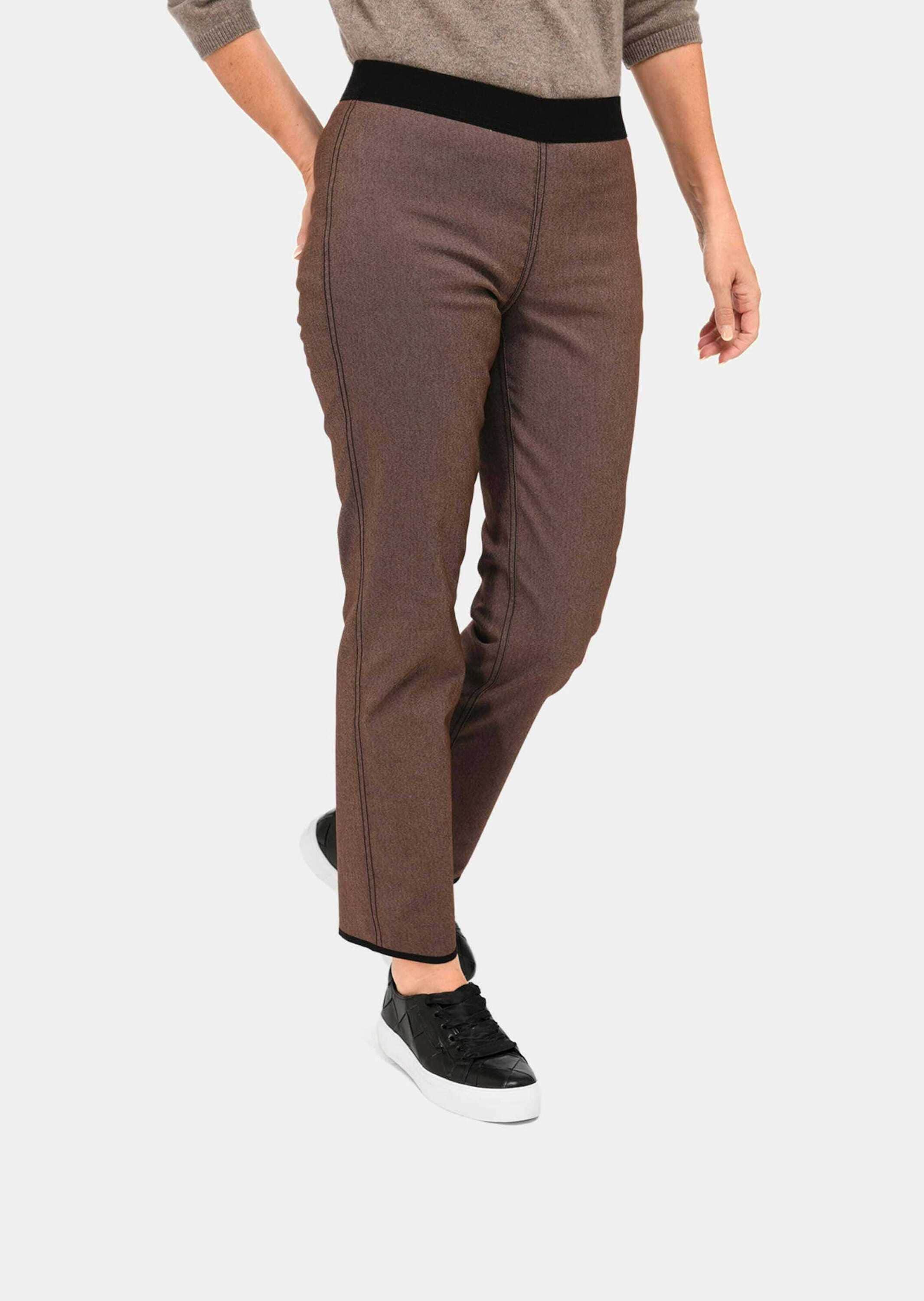 GOLDNER Chinos »Wendedruckhose Louisa Wendedruckhose Louisa«